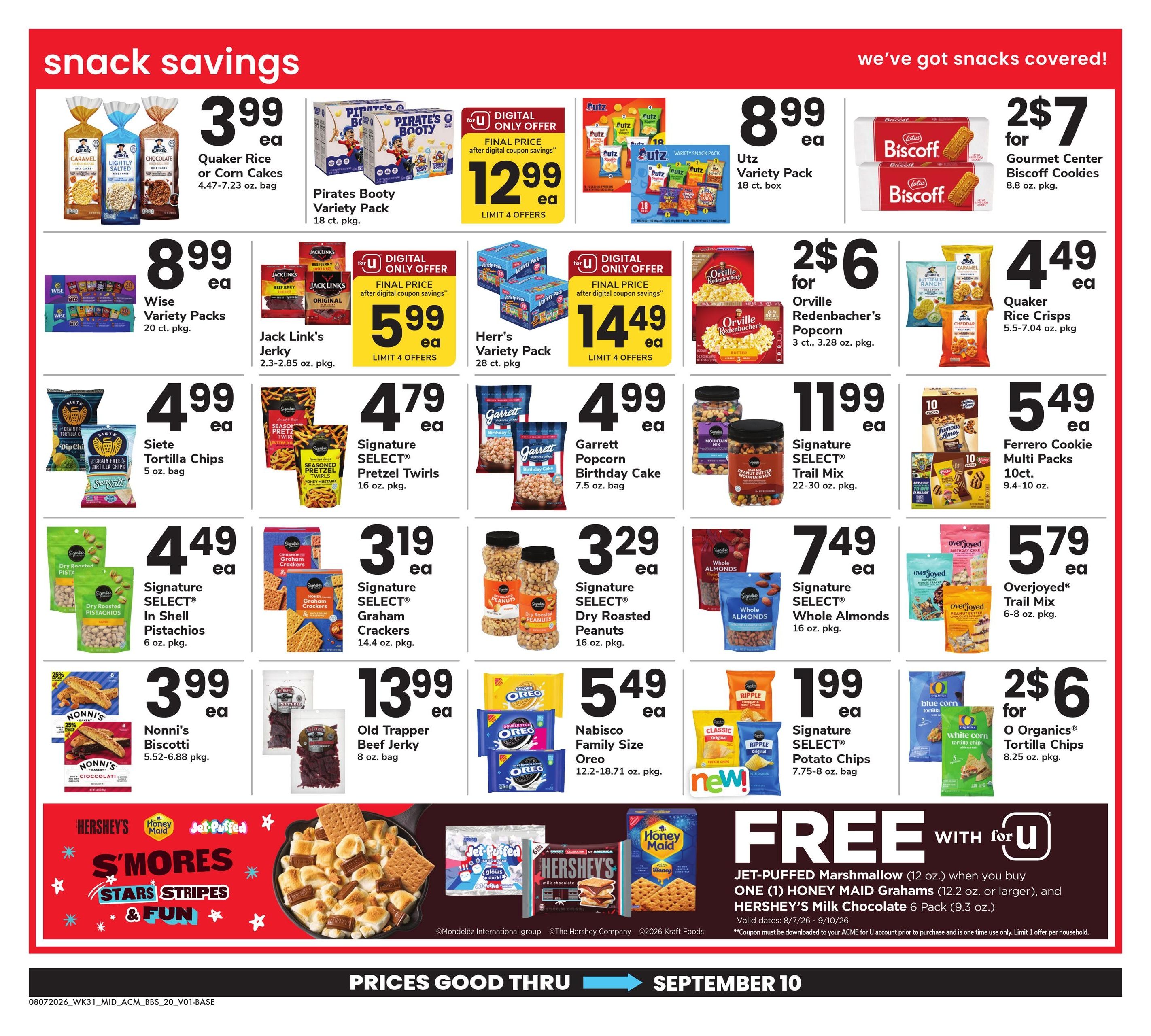 Acme Markets (Baltimore–Curtis Bay Area, MD) Big Book of Savings Weekly Ad August 7 - September 10, 2026