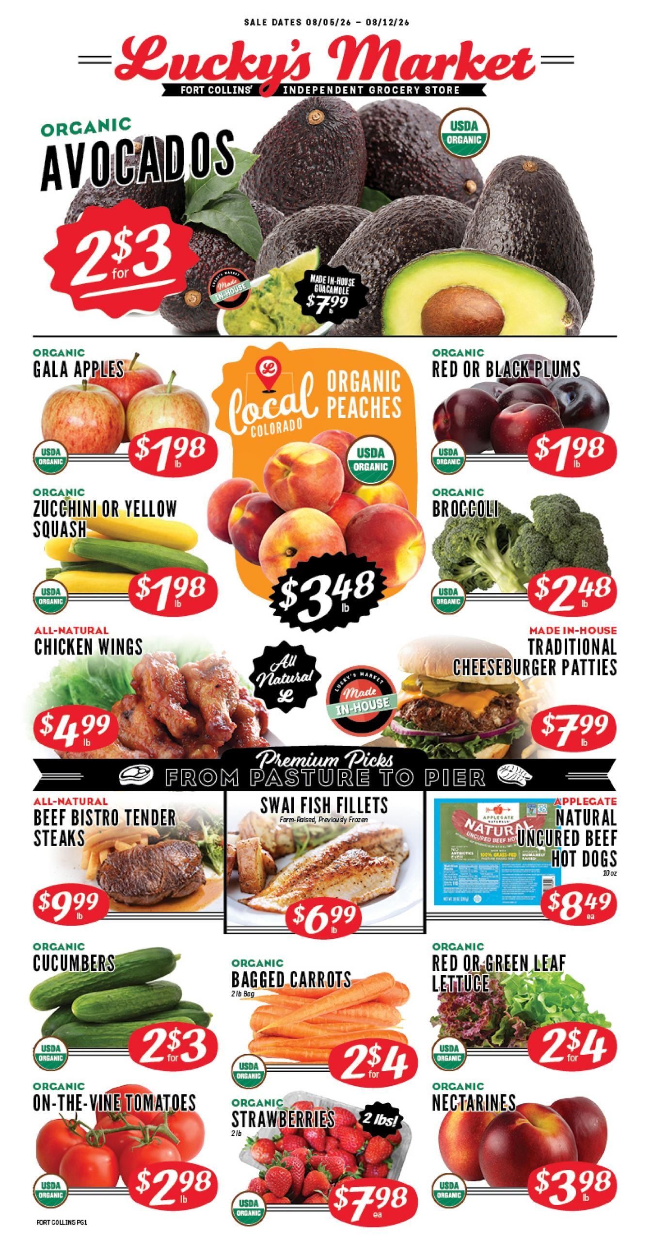 Lucky's Market (Fort Collins–Loveland Area, CO) Weekly Ad August 5 - 12, 2026