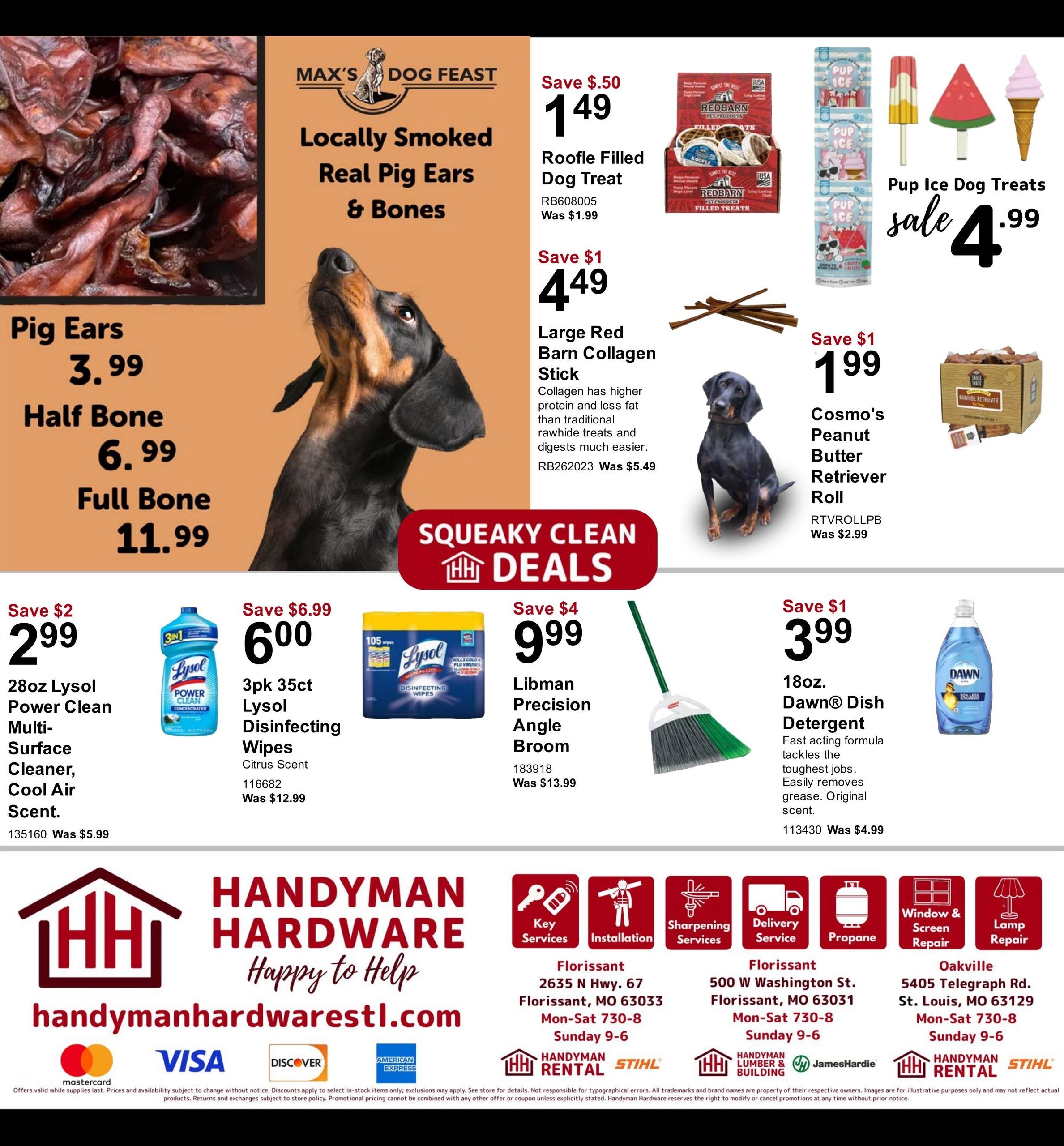 Handyman Hardware Weekly Ad July 29 - August 16, 2026