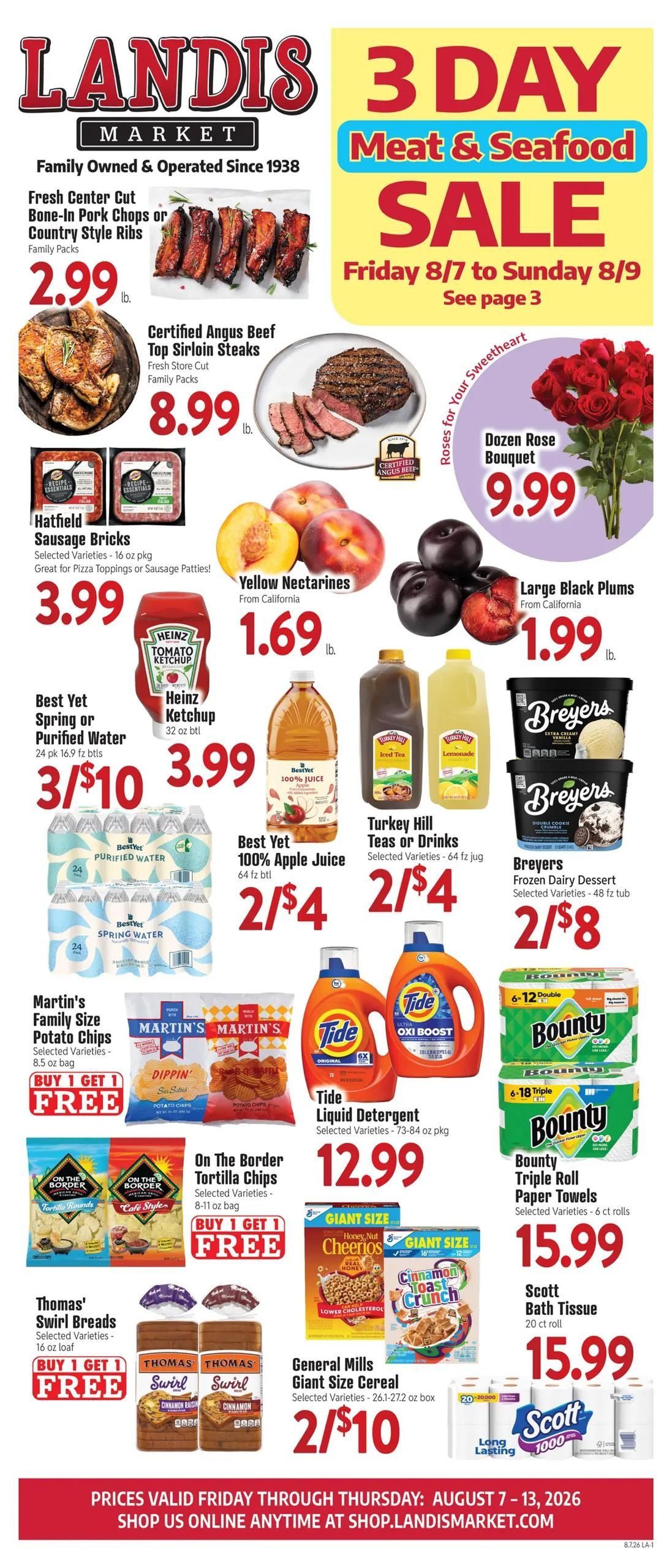 Landis Weekly Ad August 7 - 13, 2026