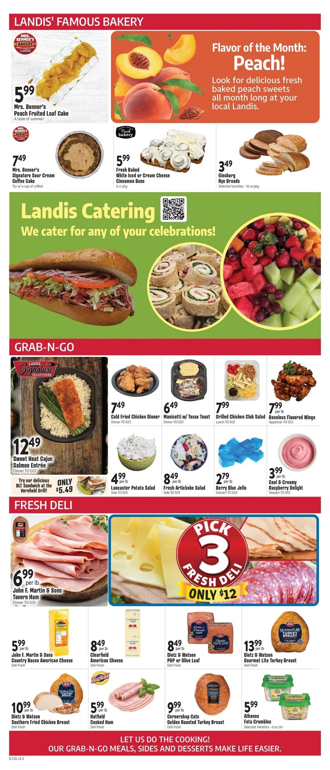 Landis Weekly Ad August 7 - 13, 2026