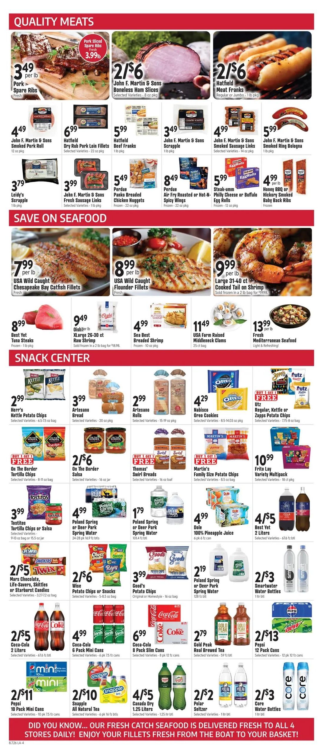 Landis Weekly Ad August 7 - 13, 2026