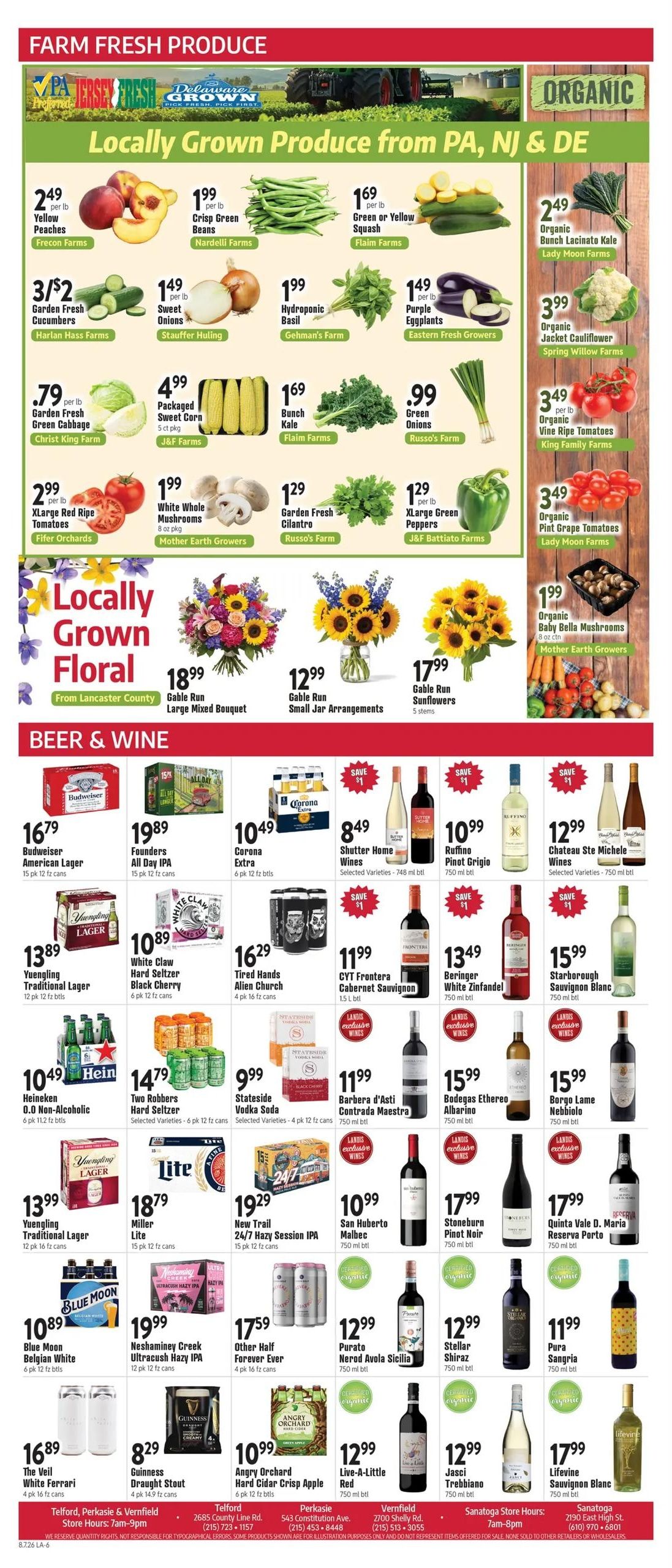 Landis Weekly Ad August 7 - 13, 2026