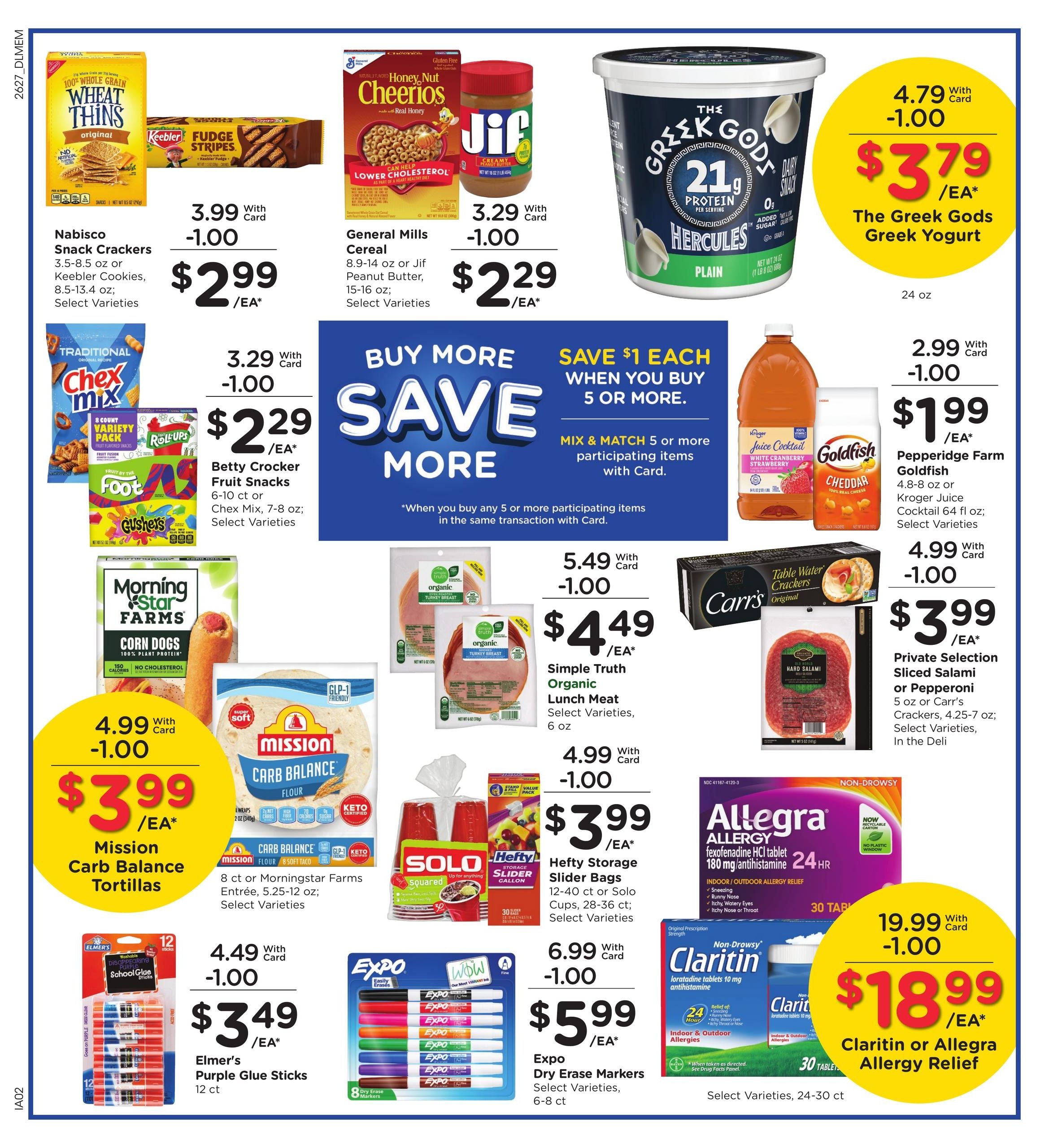 Kroger (Walls Area, MS) Weekly Ad August 5 - 11, 2026