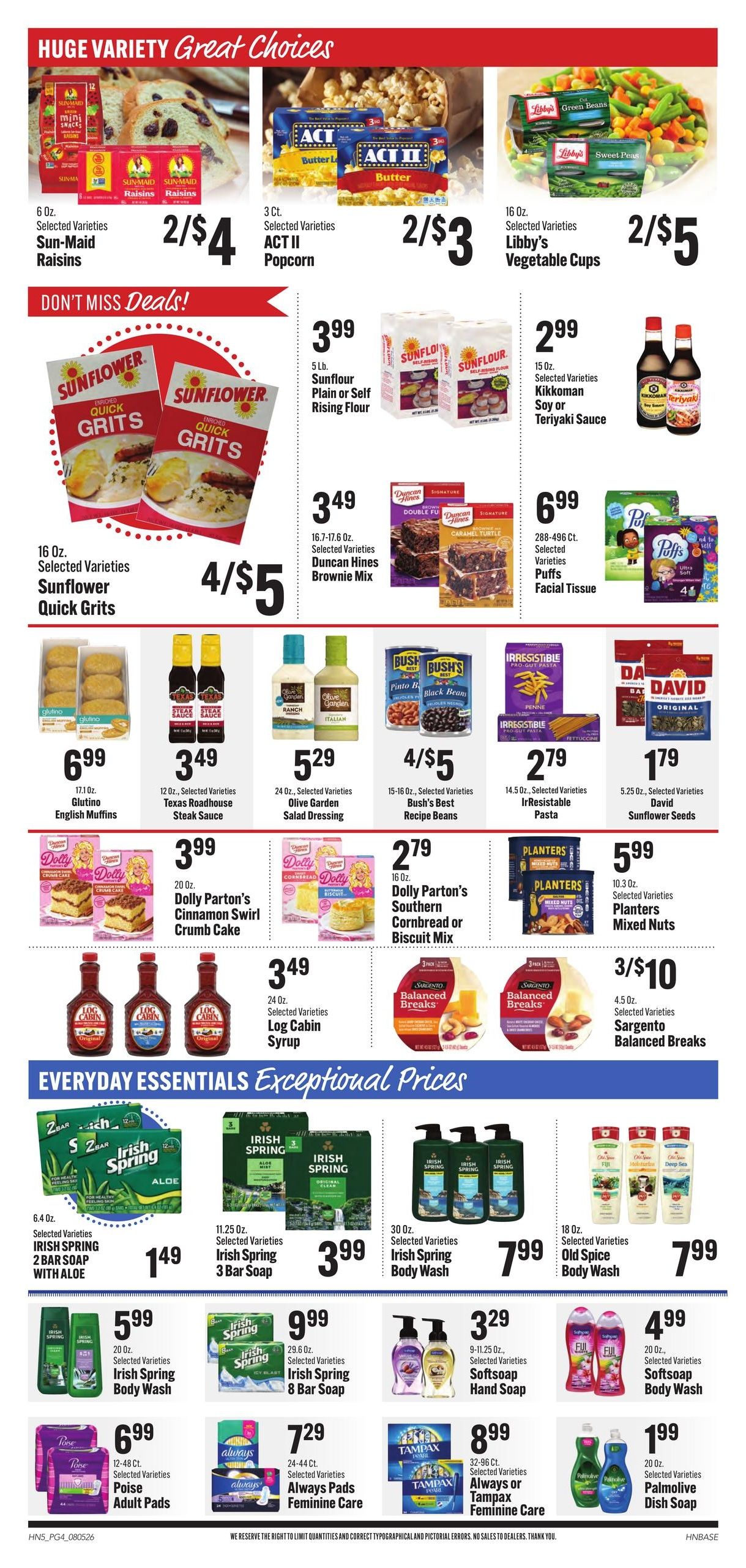 Naifeh's (Ellendale–Marion Area, AR–TN) Weekly Ad August 5 - 11, 2026