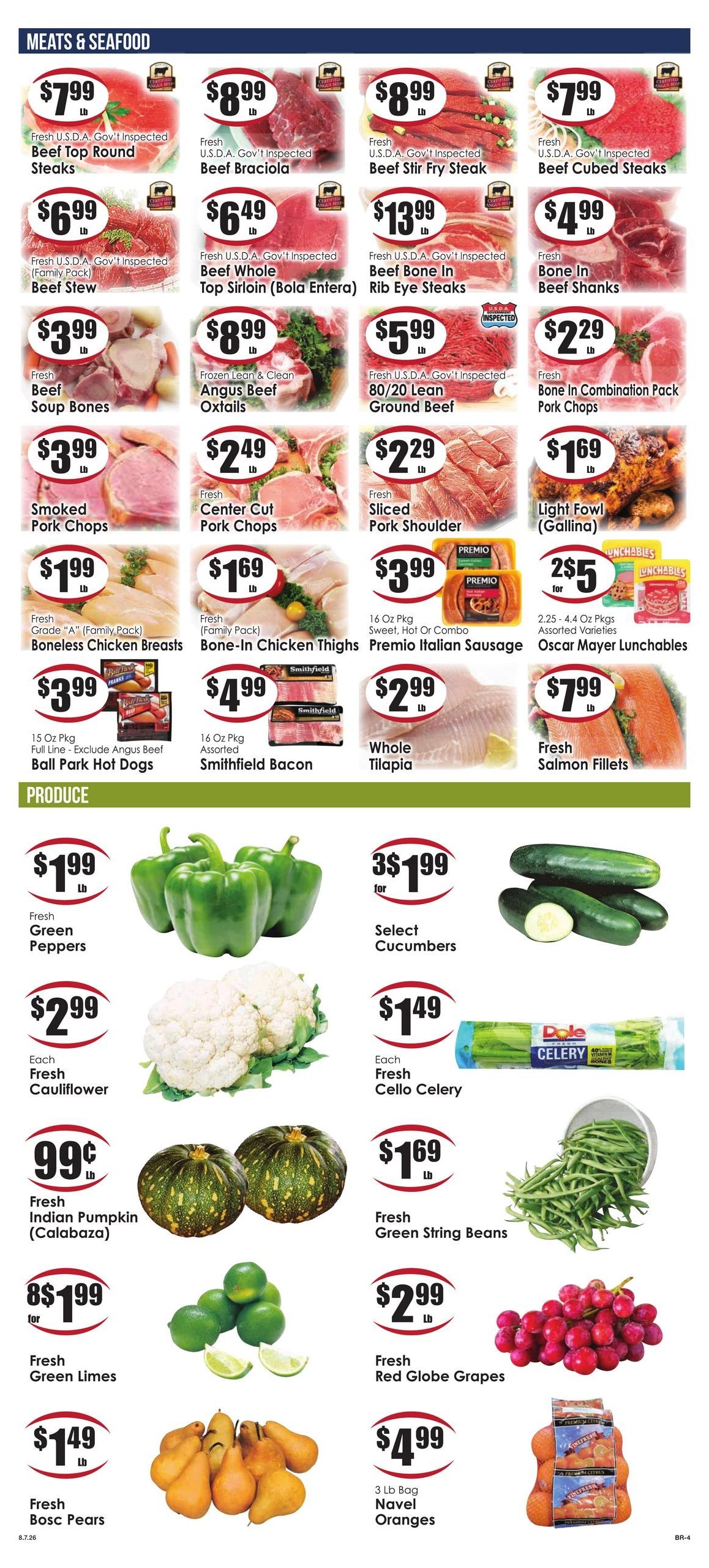 Gala Supermarkets (Bridgeport–Fairfield Area, CT) Weekly Ad August 7 - 13, 2026