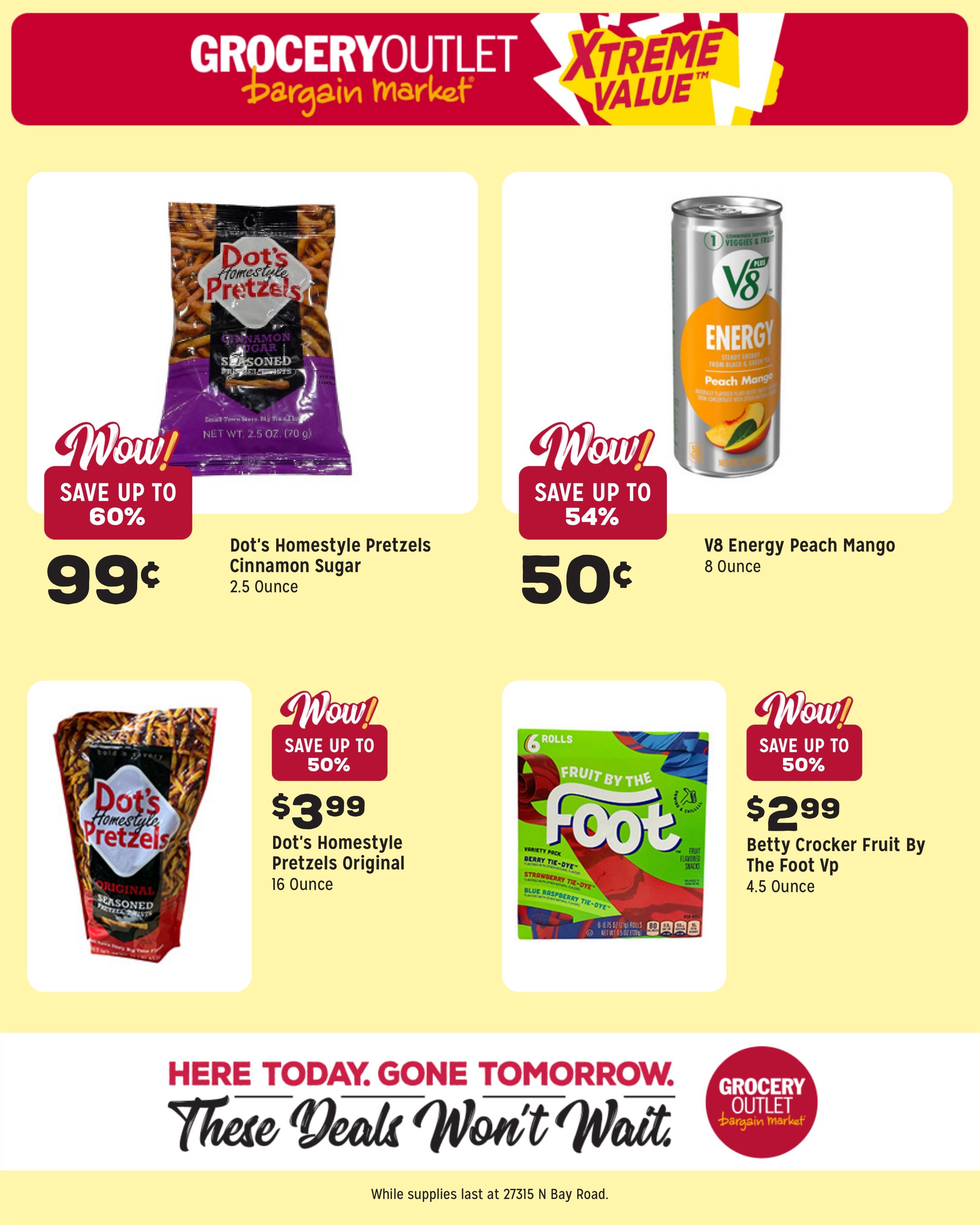 Grocery Outlet (Crestline Area, CA) Weekly Ad August 5 - 11, 2026