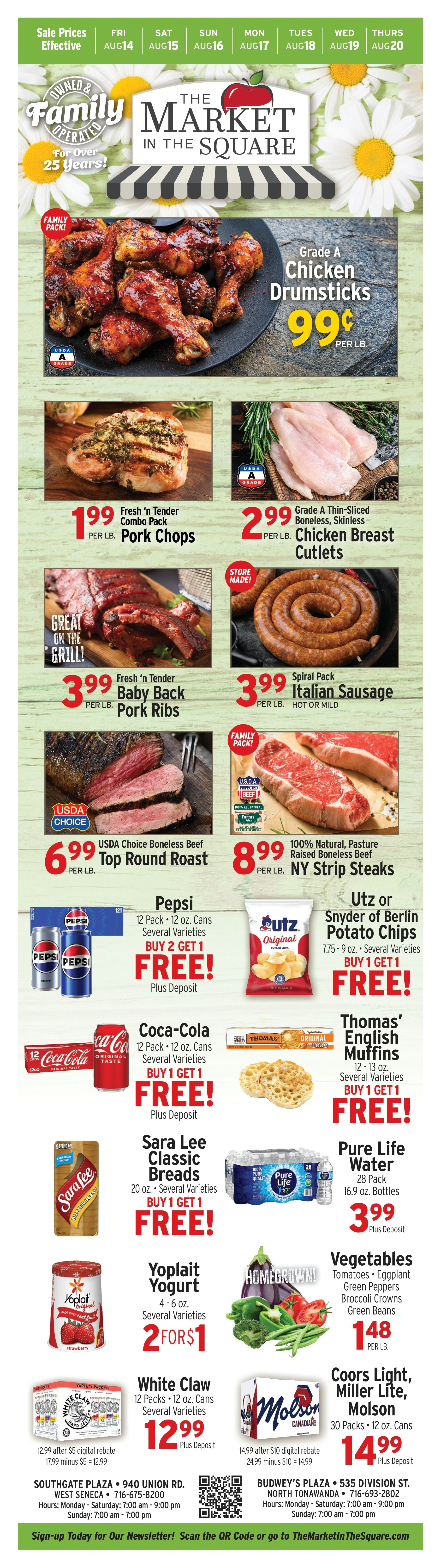 The Market in the Square Weekly Ad August 14 - 20, 2026