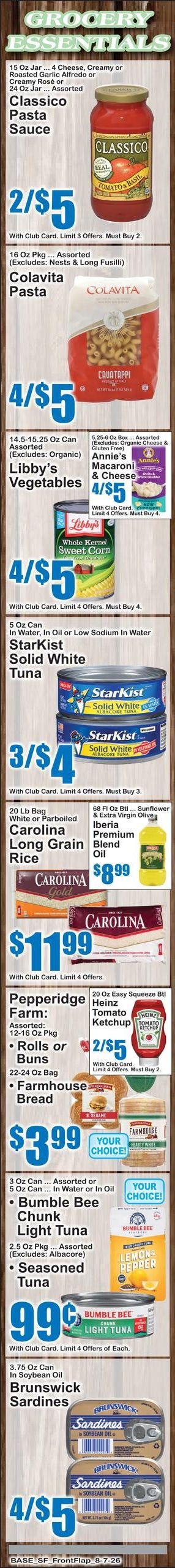 SuperFresh Weekly Ad August 7 - 13, 2026