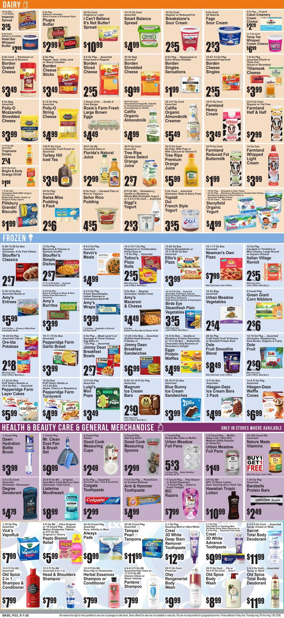 SuperFresh Weekly Ad August 7 - 13, 2026