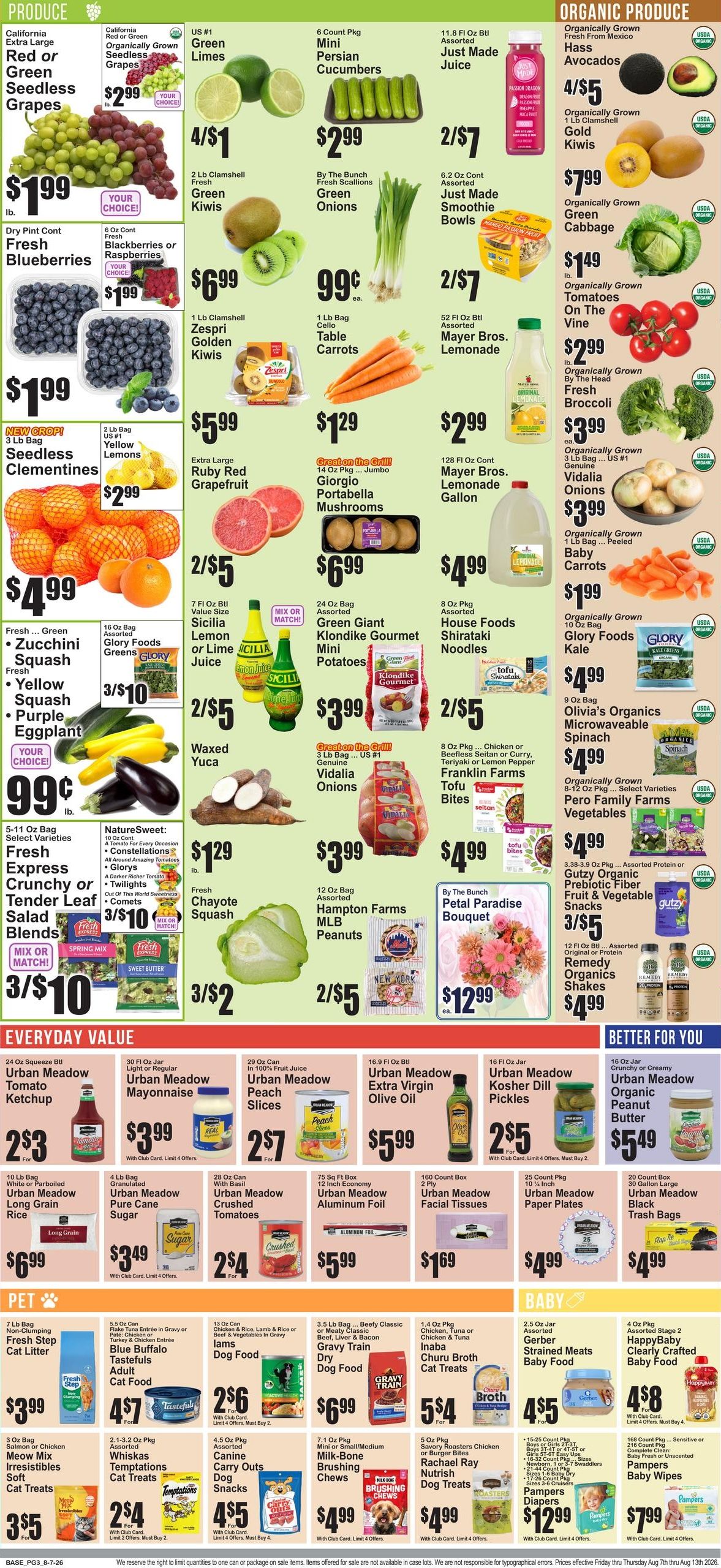 SuperFresh Weekly Ad August 7 - 13, 2026