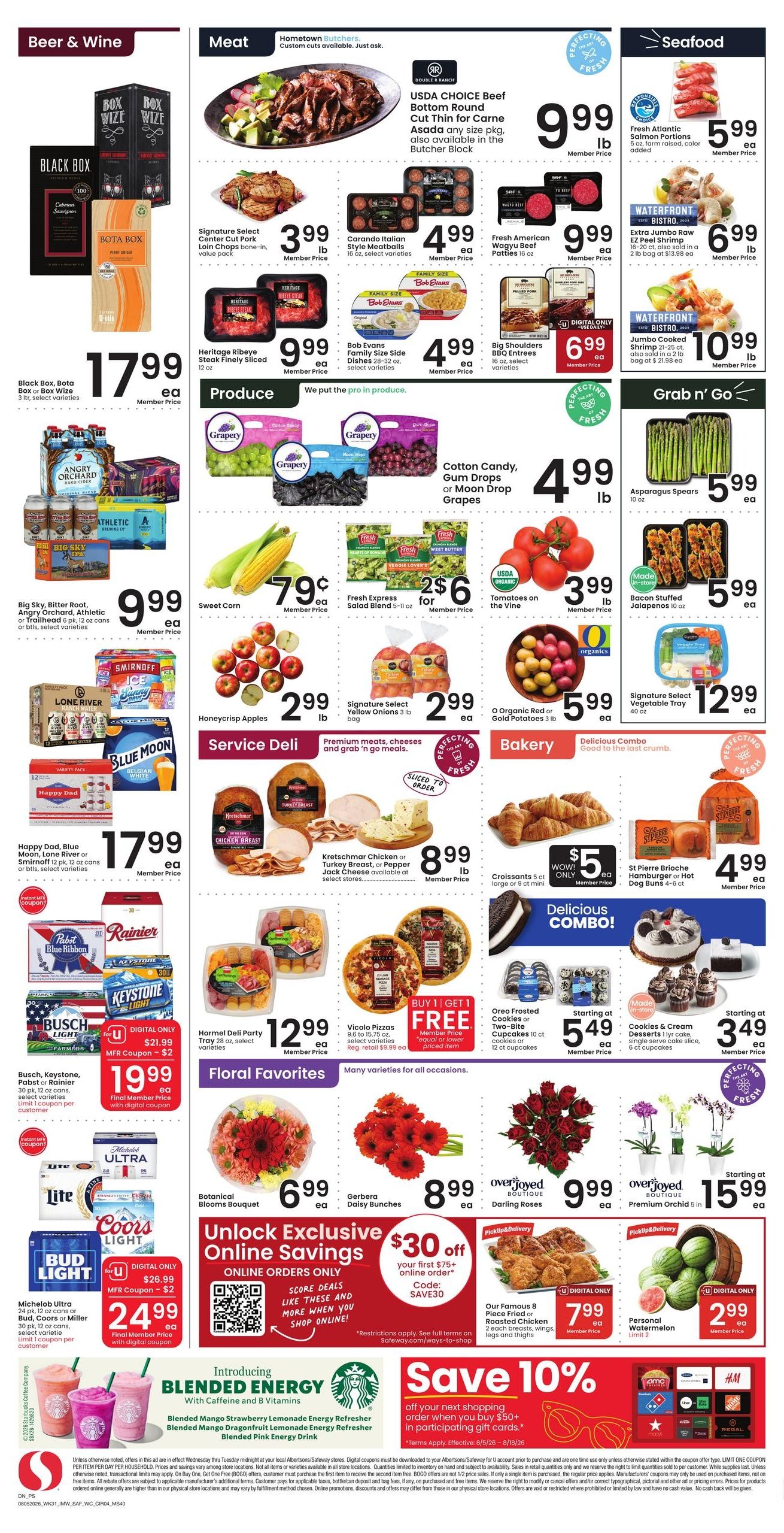 Safeway (Lakeside–Elmo Area, MT) Weekly Ad August 5 - 11, 2026