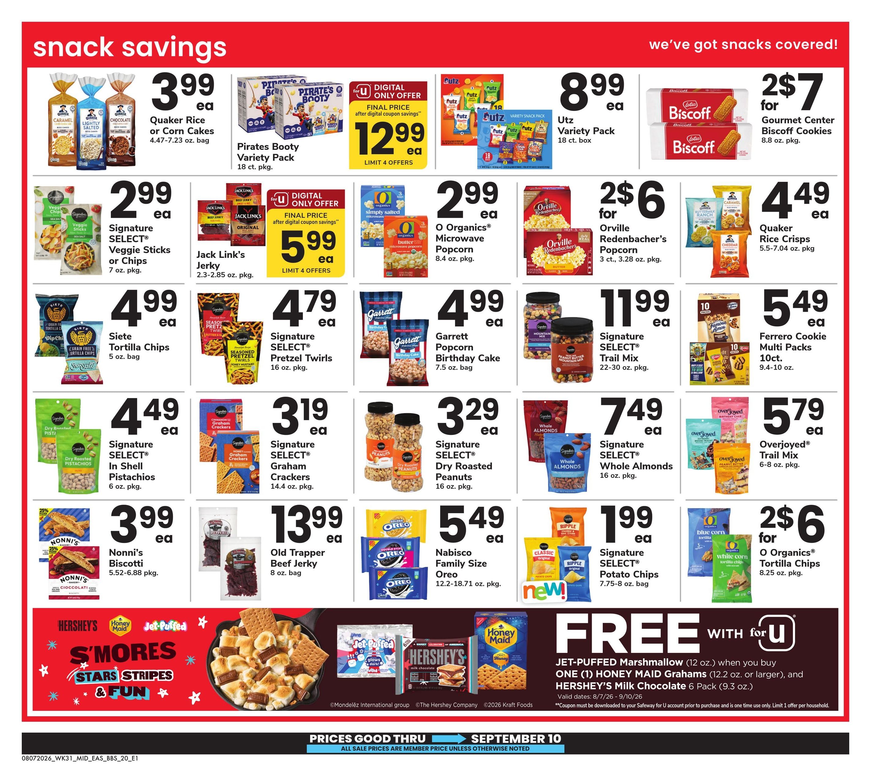 Safeway (DE, MD, NJ) Big Book of Savings Weekly Ad August 7 - September 10, 2026