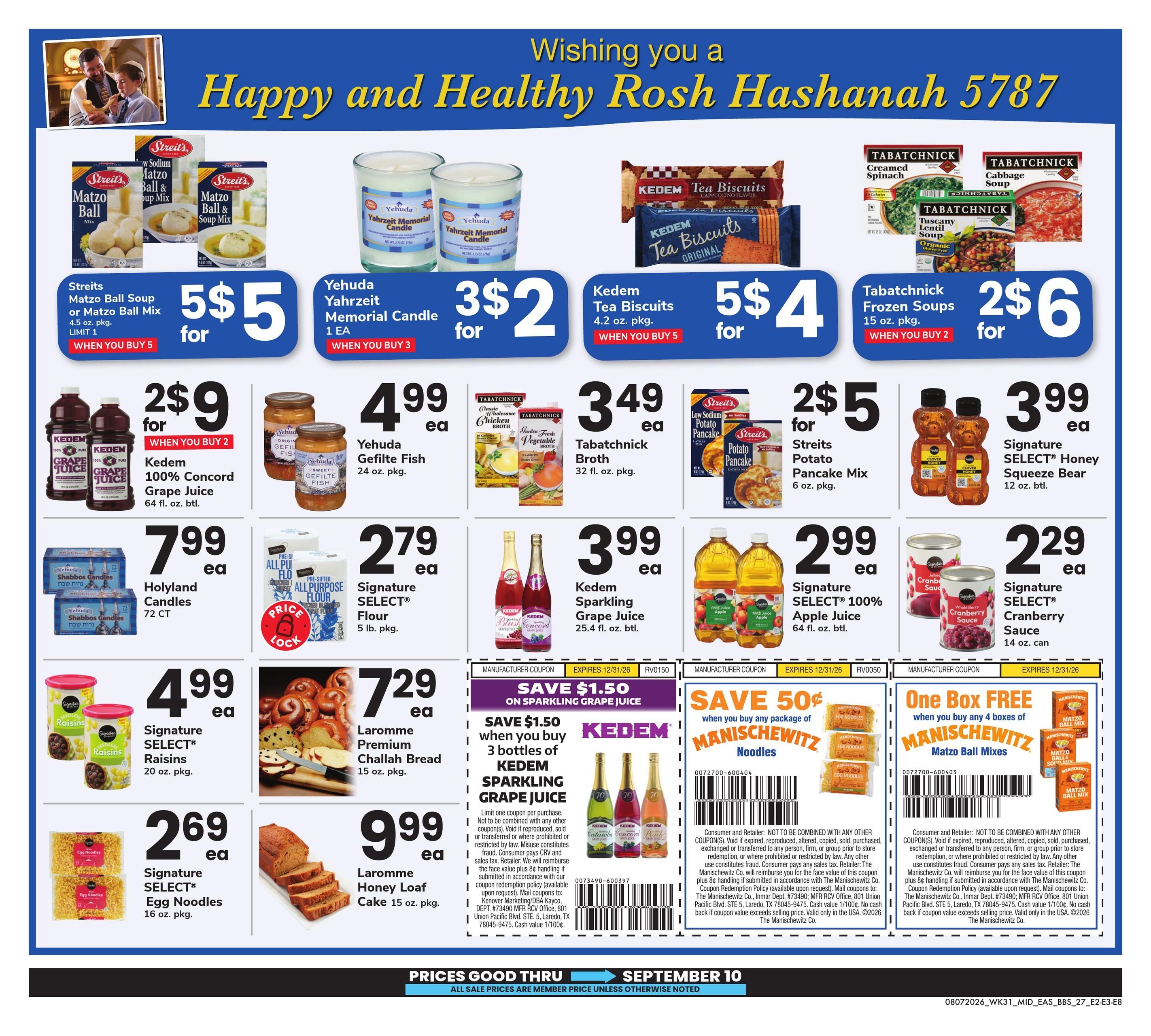 Safeway (DE, MD, NJ) Big Book of Savings Weekly Ad August 7 - September 10, 2026