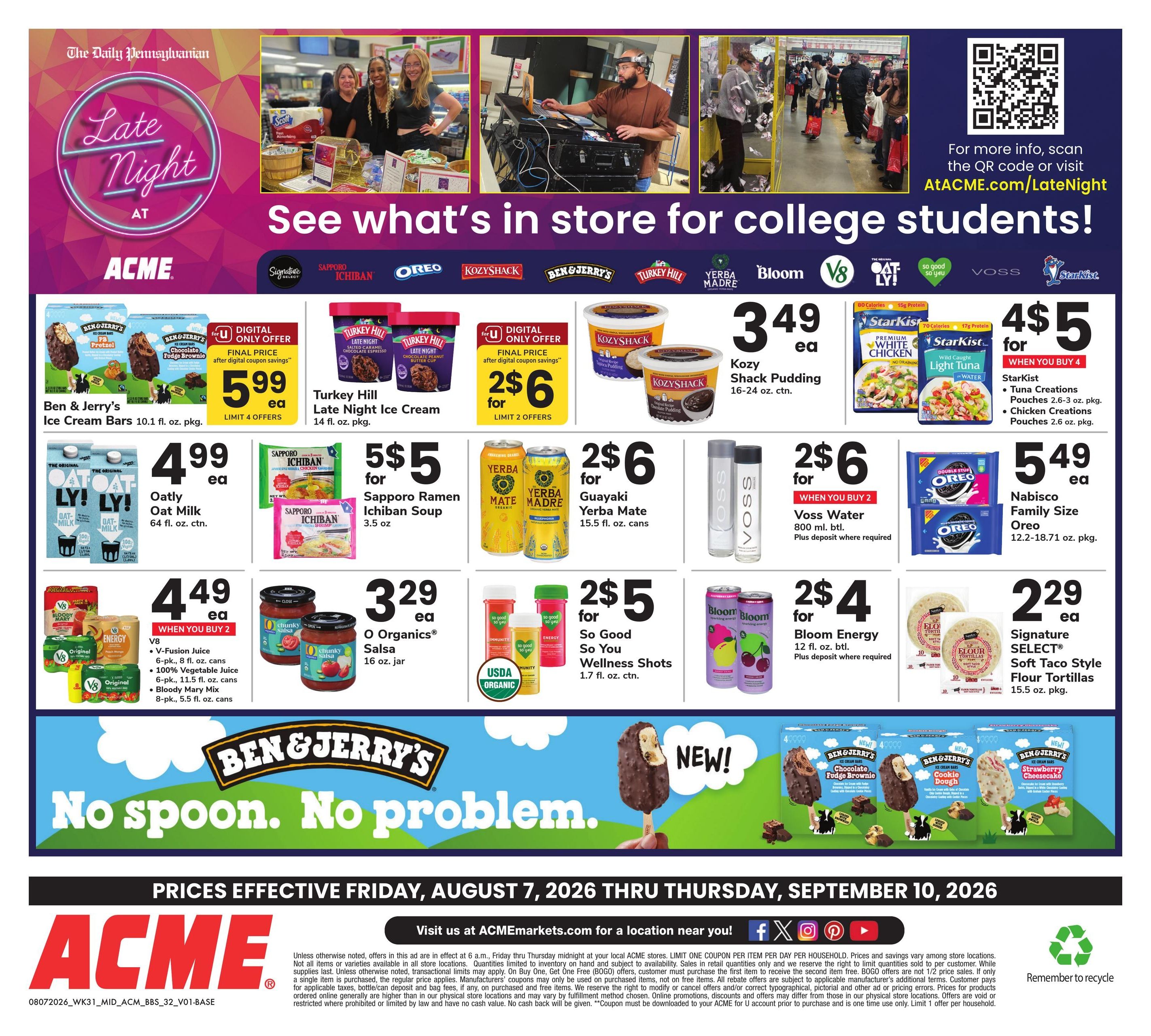 Acme Markets (Salisbury–Chincoteague Island Area, MD–VA) Big Book of Savings Weekly Ad August 7 - September 10, 2026