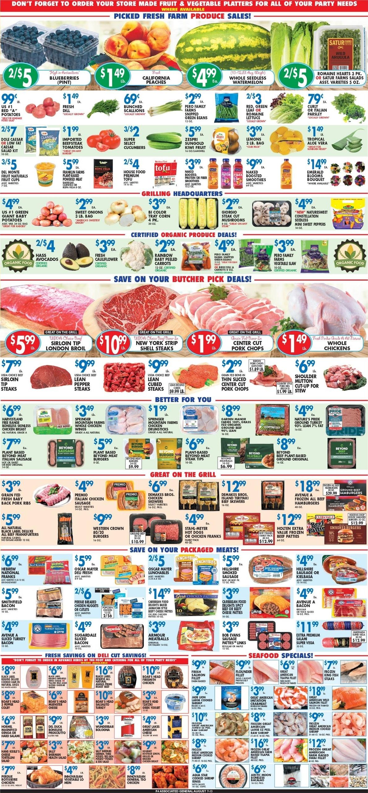 Associated Supermarkets (Philadelphia–Haddonfield Area, NJ–PA) Weekly Ad August 7 - 13, 2026