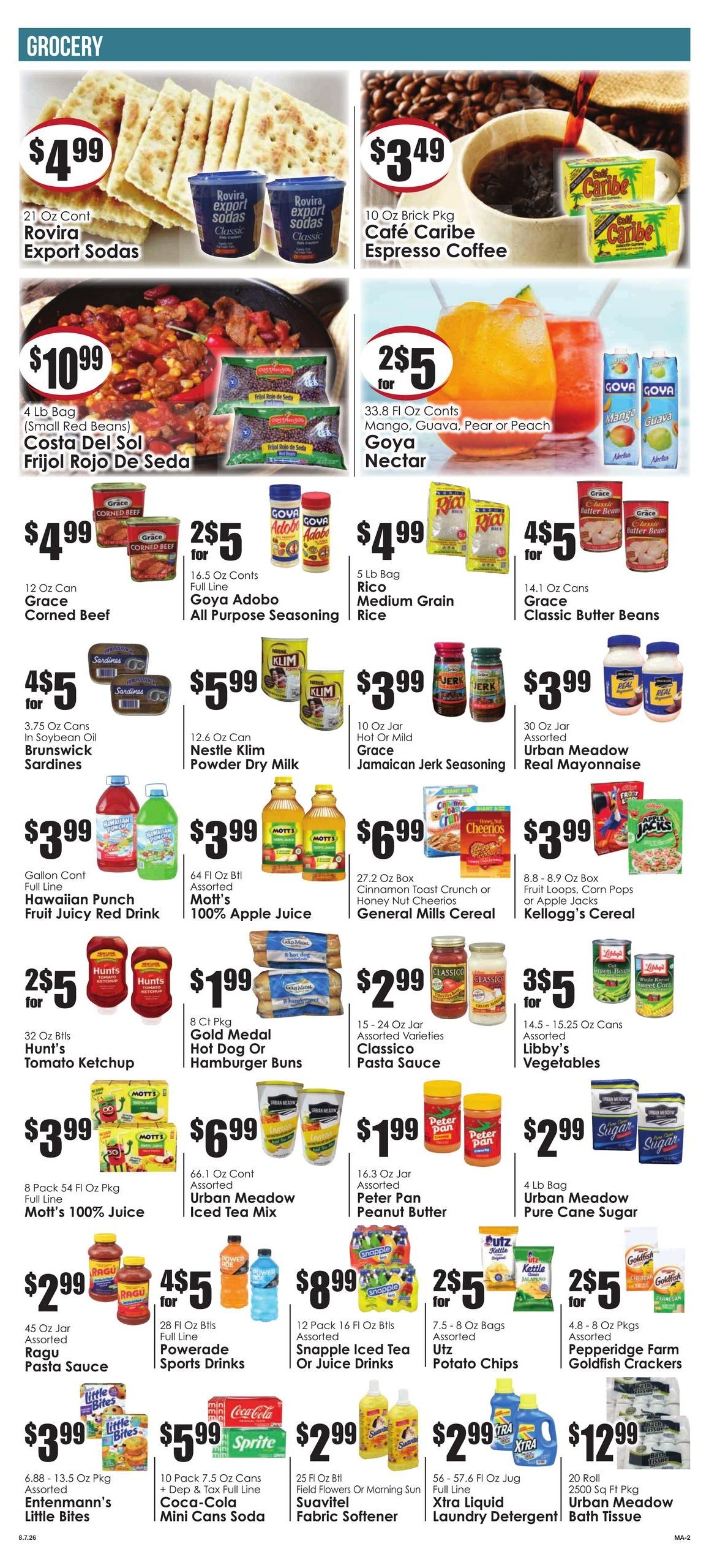 Gala Supermarkets (Worcester Area, MA) Weekly Ad August 7 - 13, 2026
