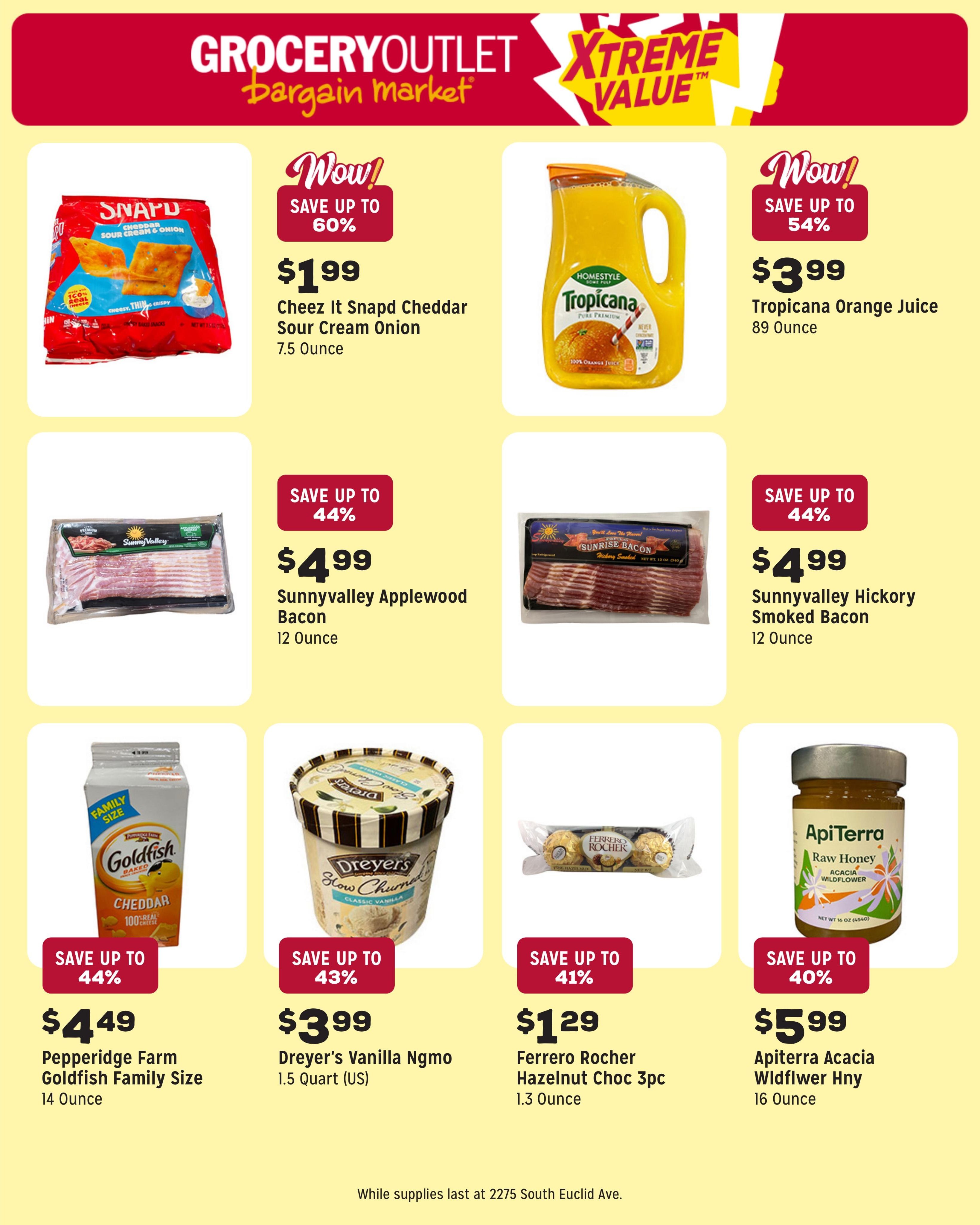Grocery Outlet (Chino–Ontario Area, CA) Weekly Ad August 5 - 11, 2026