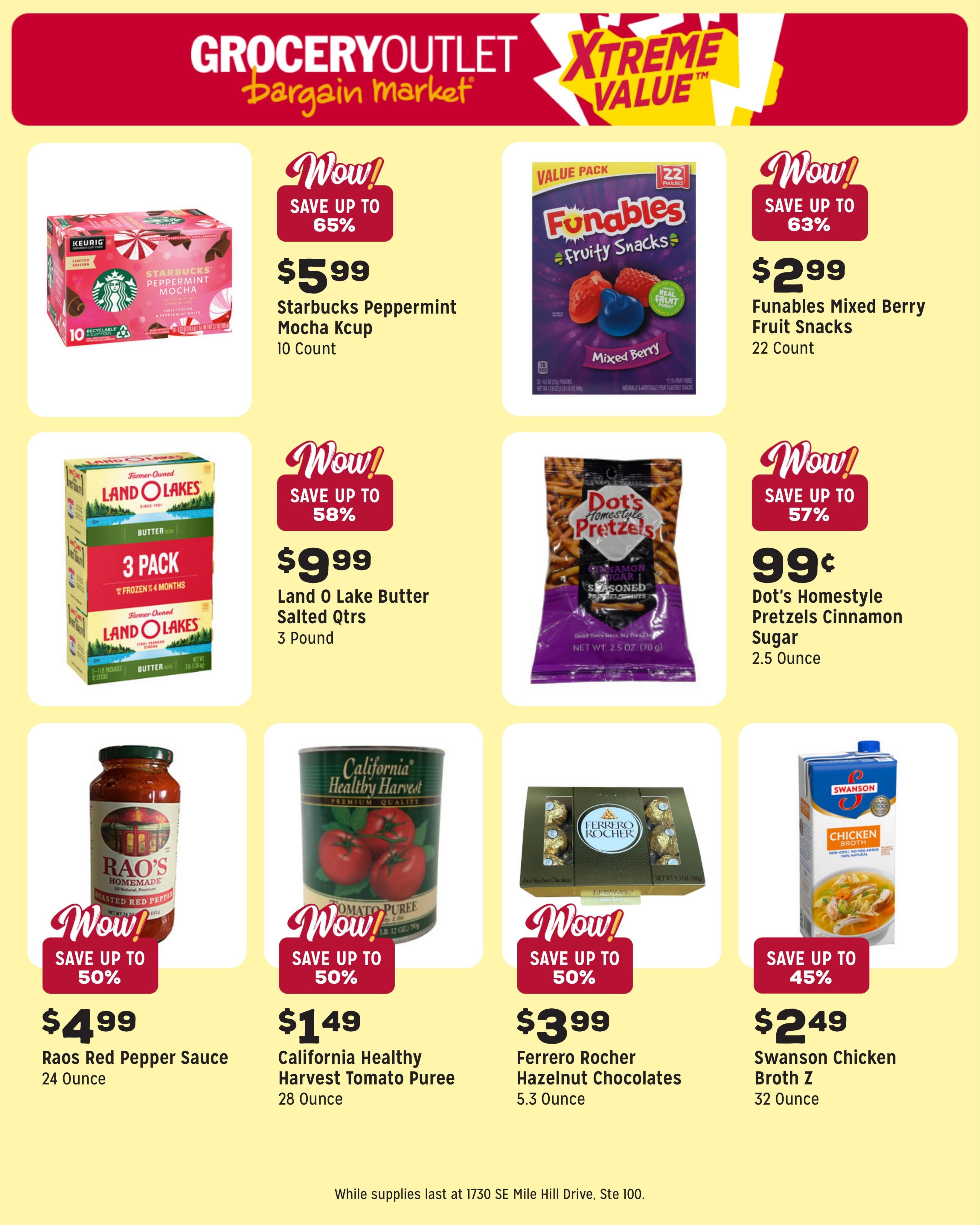 Grocery Outlet (Southworth Area, WA) Weekly Ad August 5 - 11, 2026