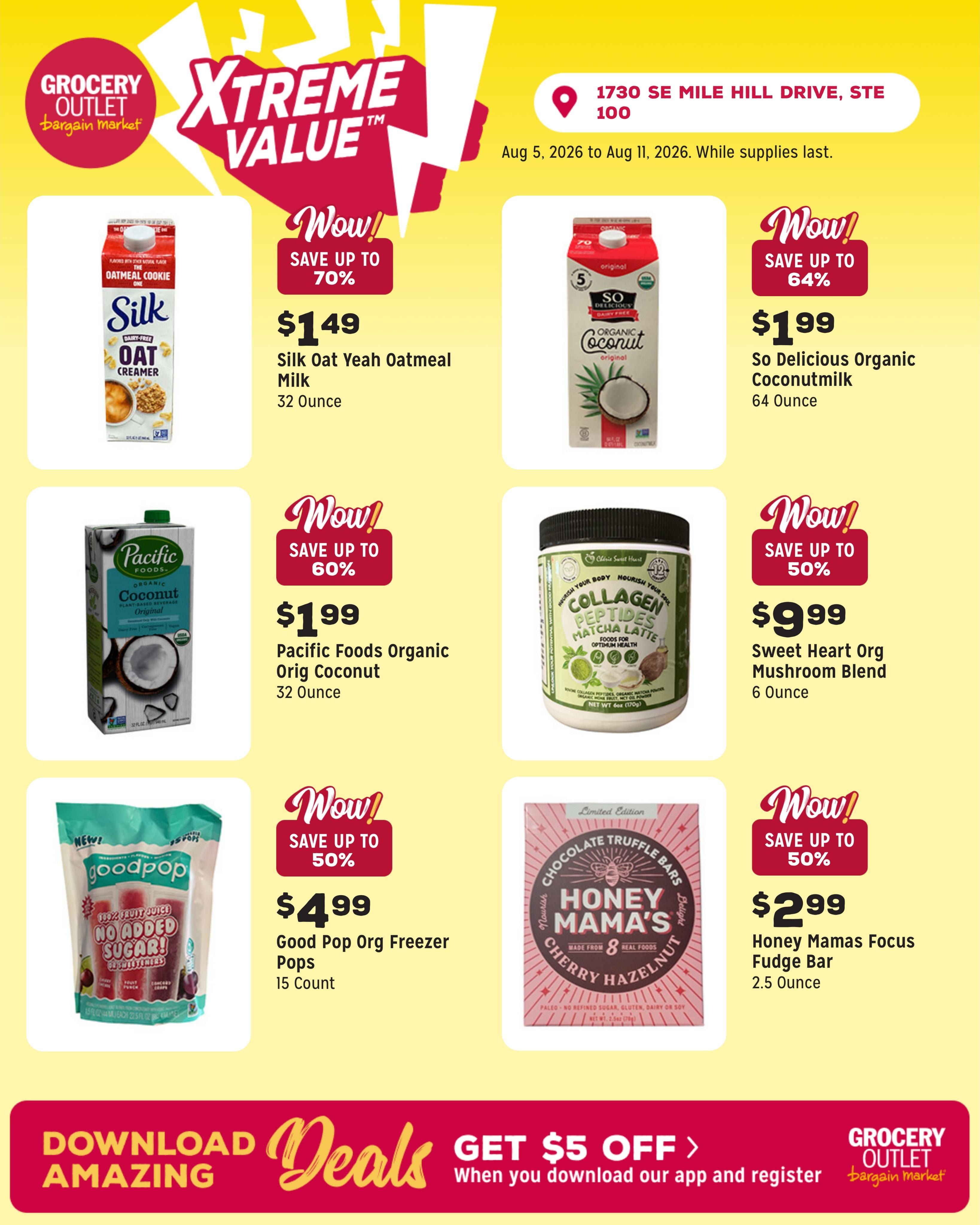 Grocery Outlet (Southworth Area, WA) Weekly Ad August 5 - 11, 2026