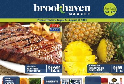 Brookhaven Markets Weekly Ad August 5 - 11, 2026