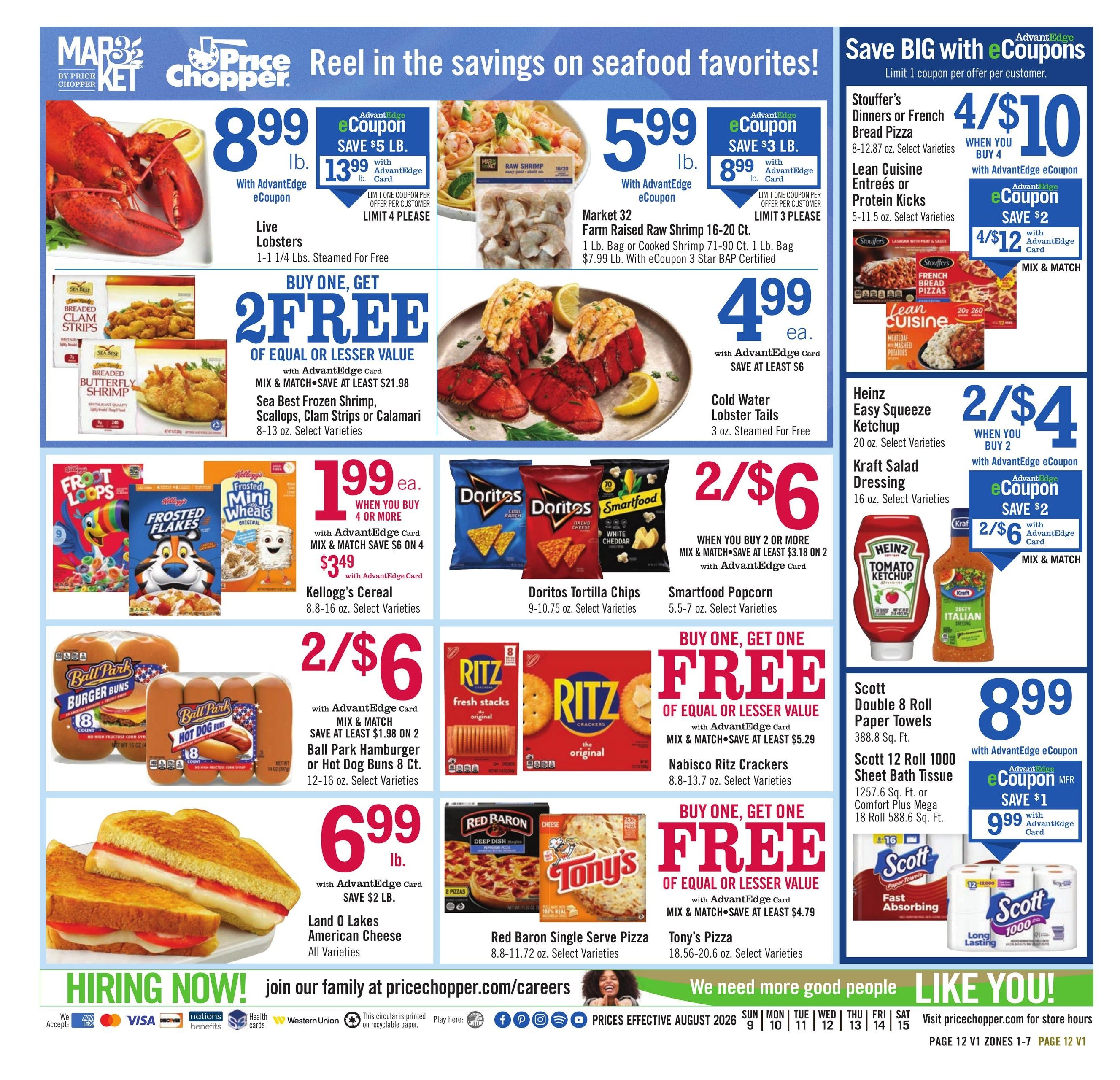 Price Chopper (Wyckoff–Midland Park Area, NJ–NY) Weekly Ad August 9 - 15, 2026