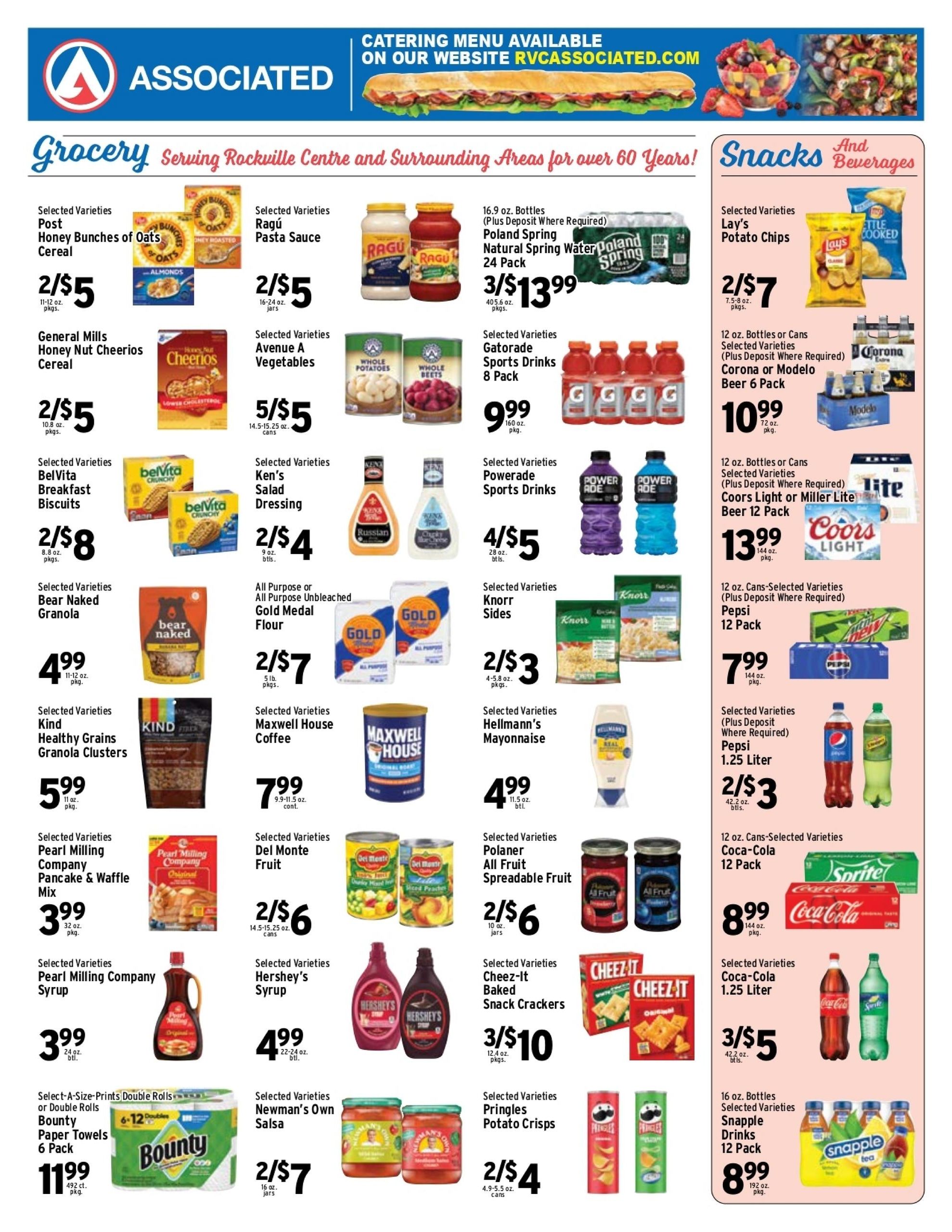 Associated Supermarkets (Carle Place Area, NY) Weekly Ad August 7 - 13, 2026