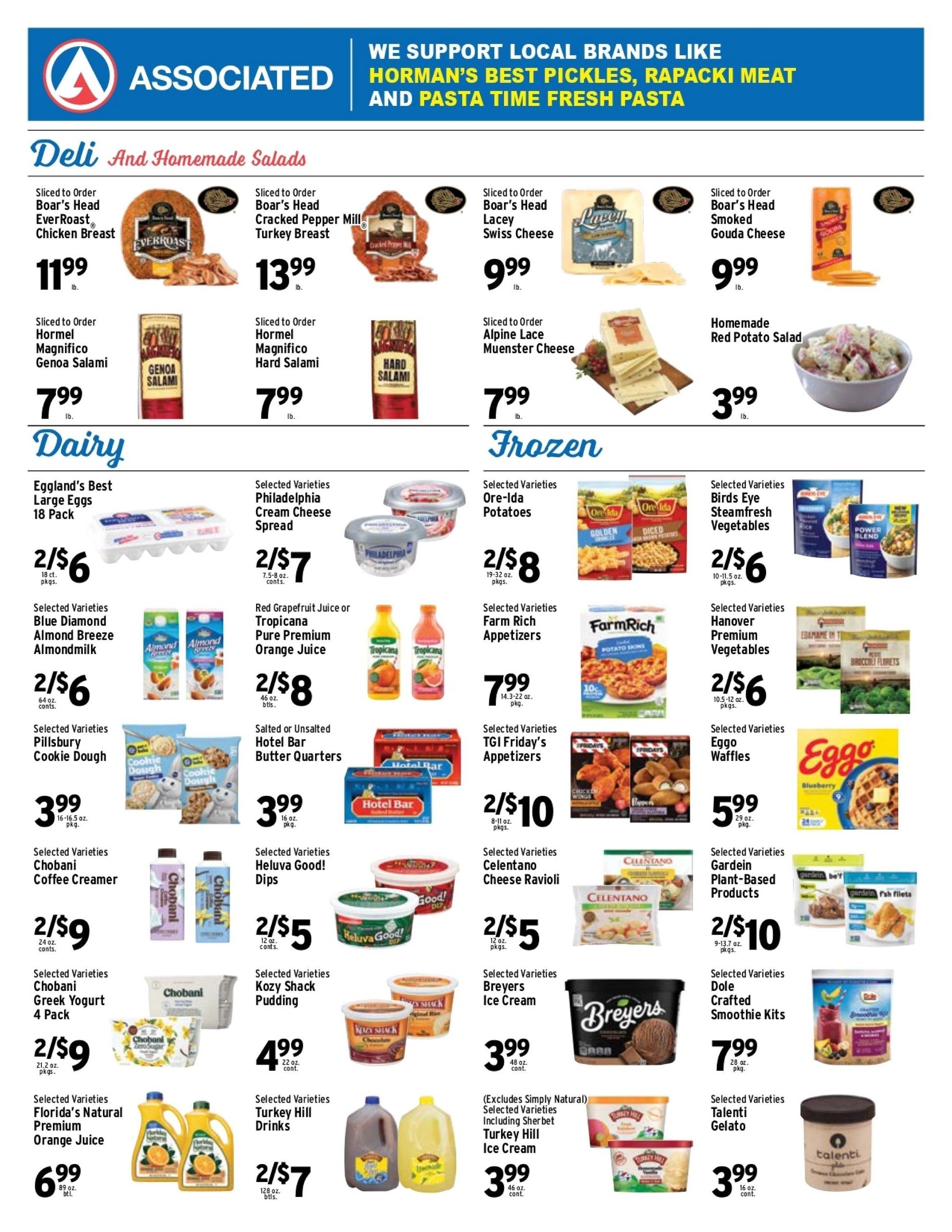 Associated Supermarkets (Carle Place Area, NY) Weekly Ad August 7 - 13, 2026