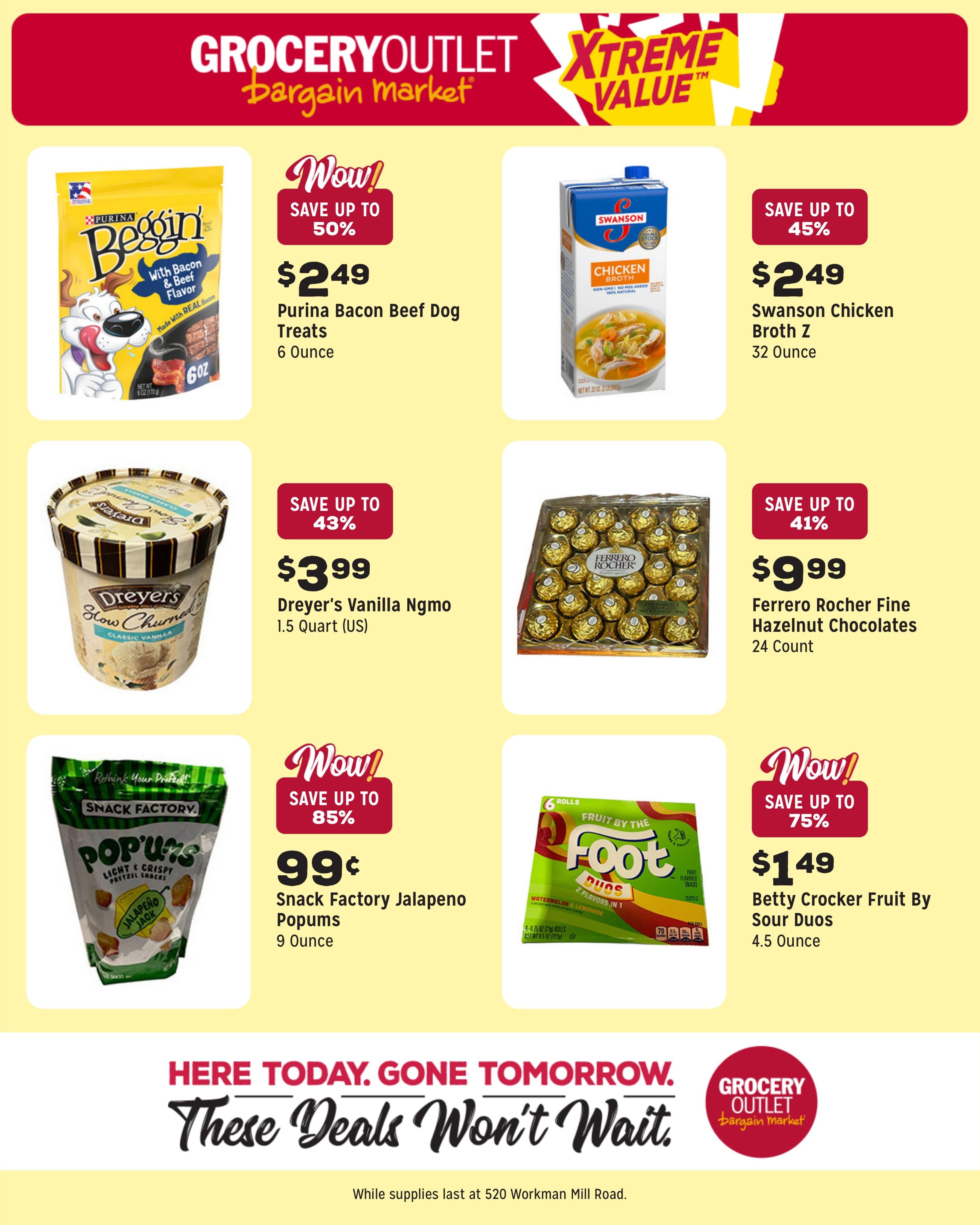 Grocery Outlet (La Puente Area, CA) Weekly Ad August 5 - 11, 2026