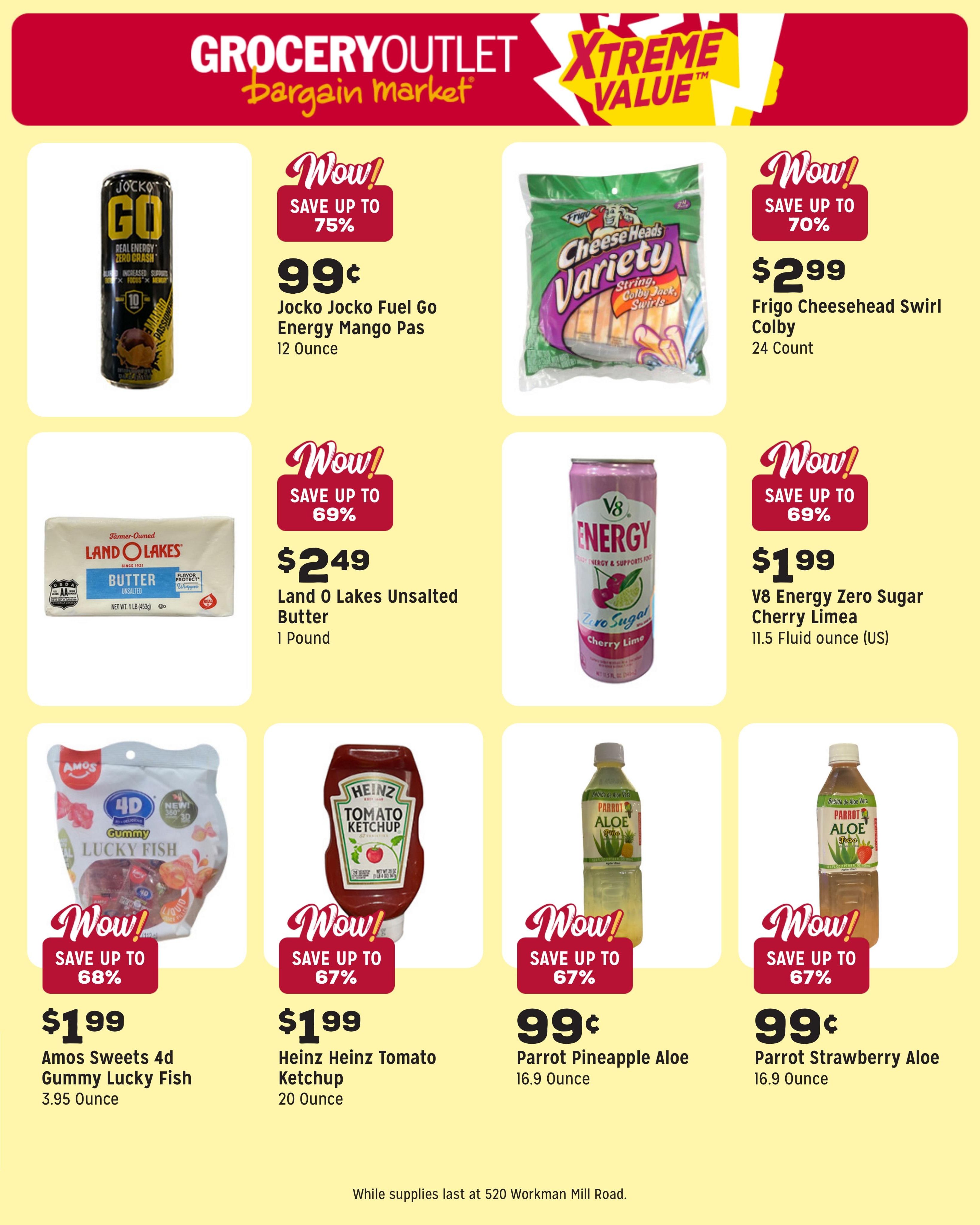 Grocery Outlet (La Puente Area, CA) Weekly Ad August 5 - 11, 2026
