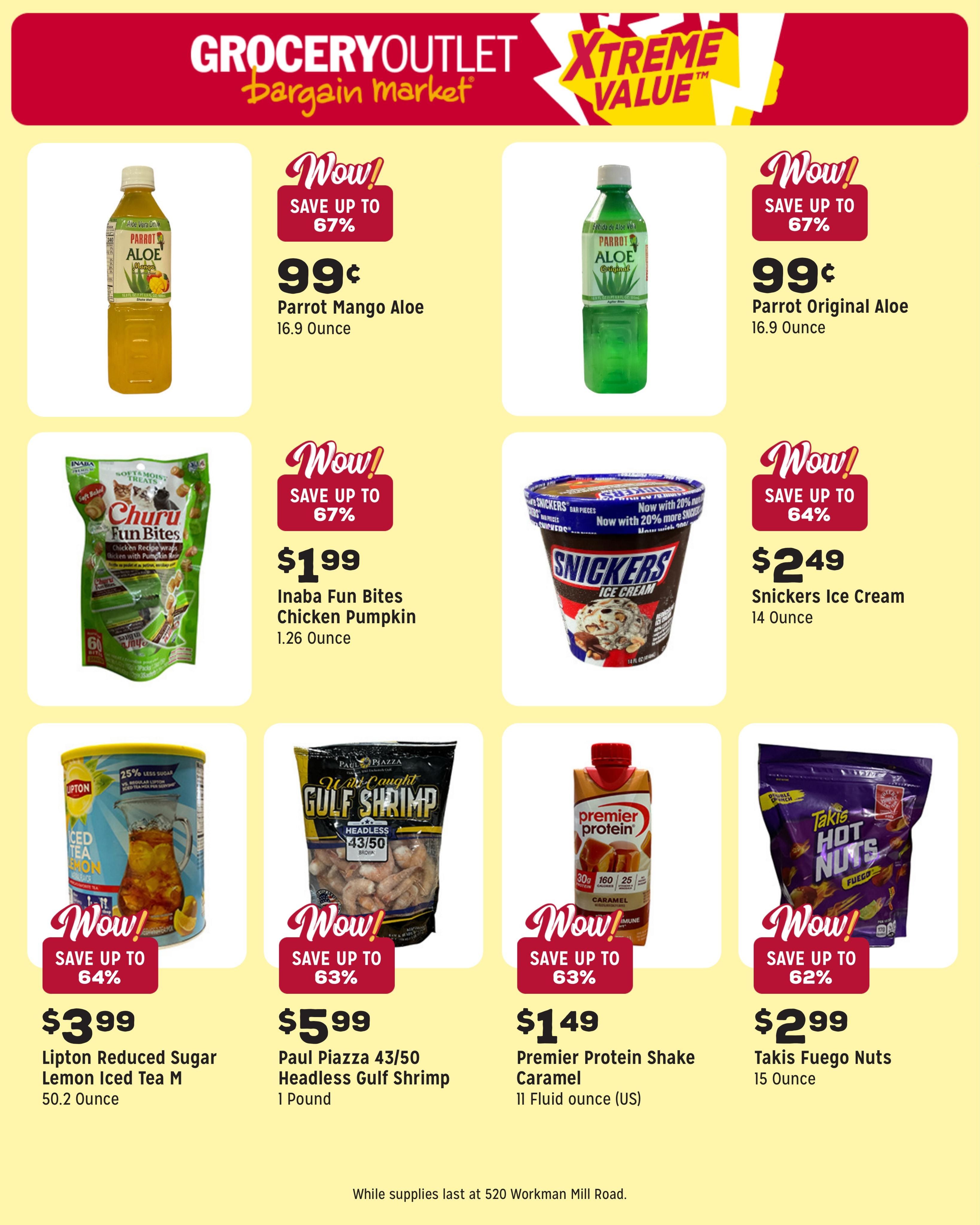 Grocery Outlet (La Puente Area, CA) Weekly Ad August 5 - 11, 2026