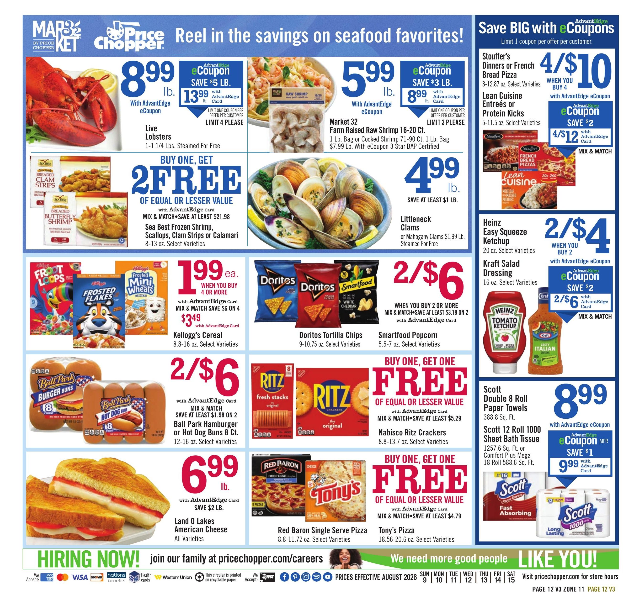 Price Chopper (Athol–Roxbury Area, MA–RI) Weekly Ad August 9 - 15, 2026
