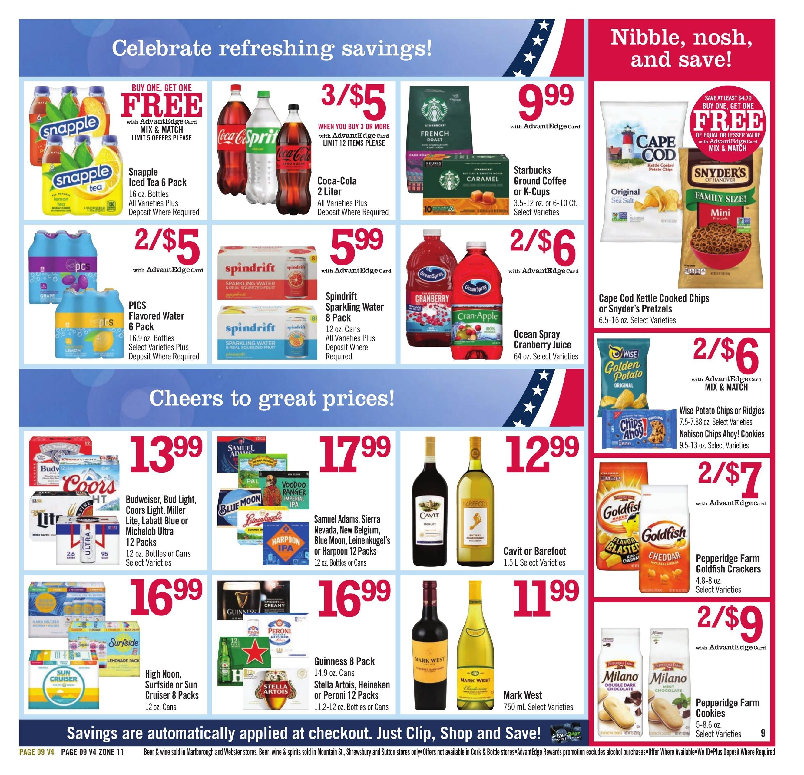 Price Chopper (Athol–Roxbury Area, MA–RI) Weekly Ad August 9 - 15, 2026