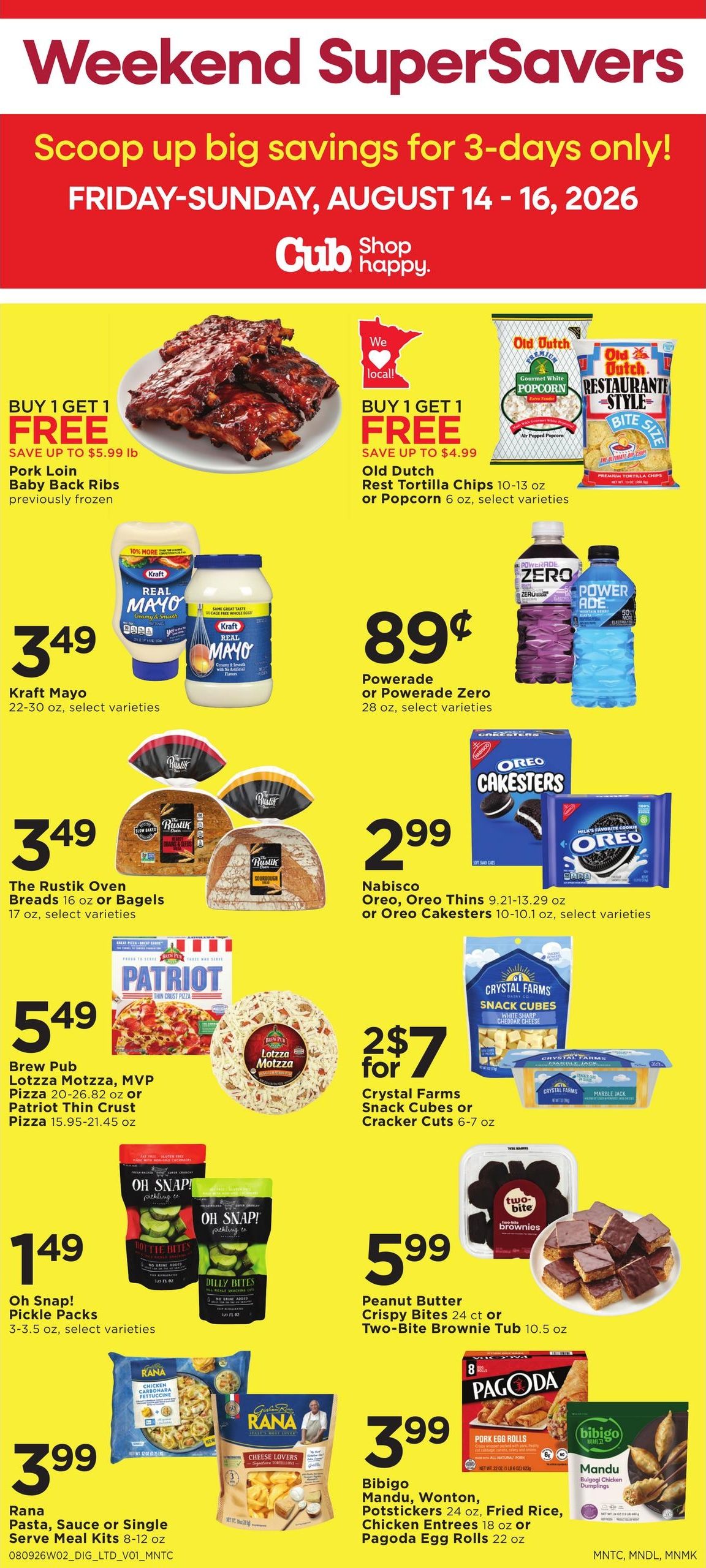 Cub Foods (Esko–Duluth Area, MN–WI) Weekly Savings Weekly Ad August 9 - 15, 2026