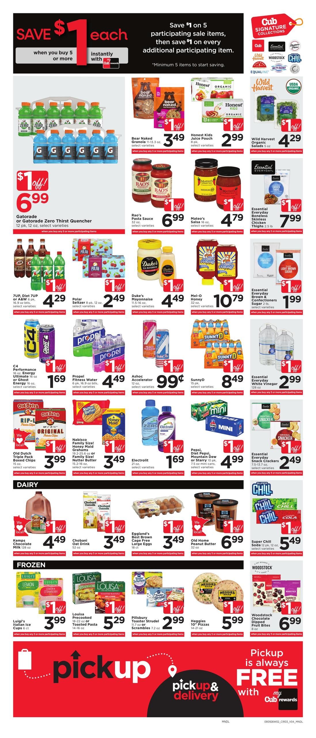 Cub Foods (Esko–Duluth Area, MN–WI) Weekly Savings Weekly Ad August 9 - 15, 2026