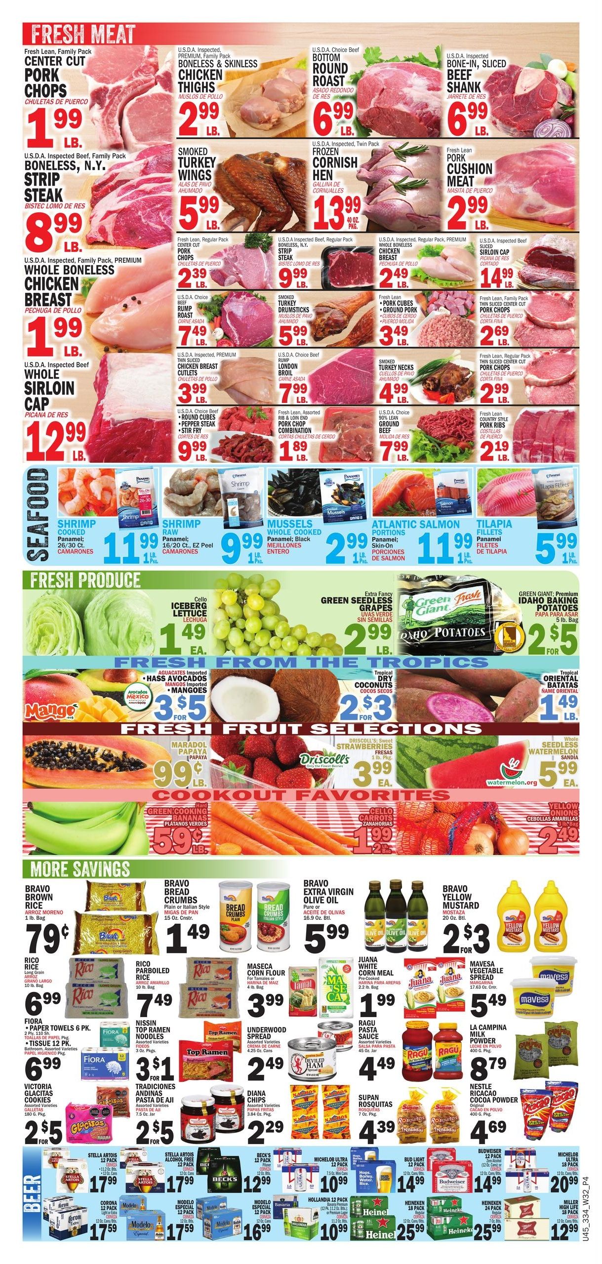 Bravo Supermarket (Hialeah Area, FL) Bravo Florida Weekly Weekly Ad August 6 - 12, 2026