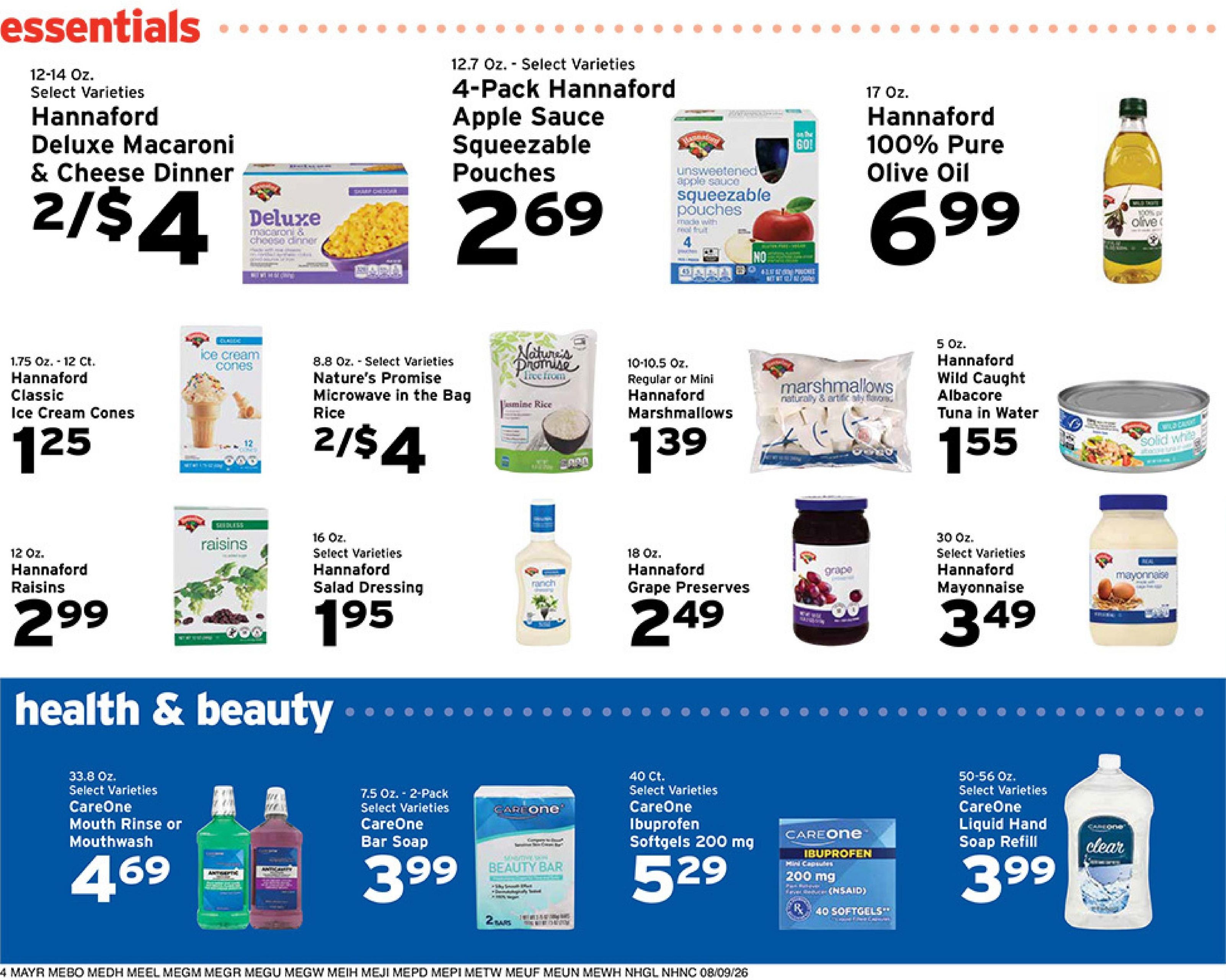 Danforth's Supermarket (Ellsworth–Brewer Area, ME) Weekly Ad August 9 - 15, 2026