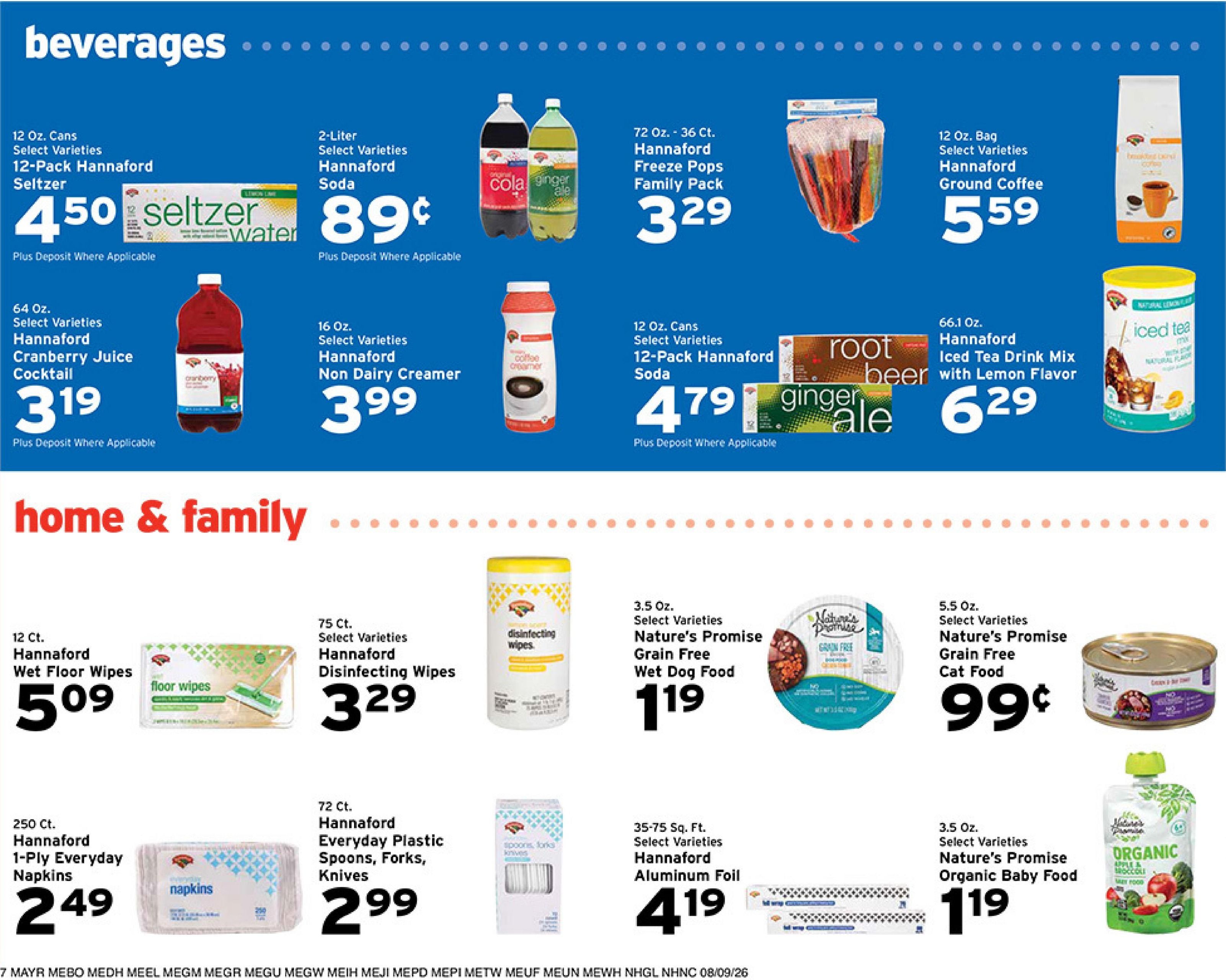Danforth's Supermarket (Ellsworth–Brewer Area, ME) Weekly Ad August 9 - 15, 2026