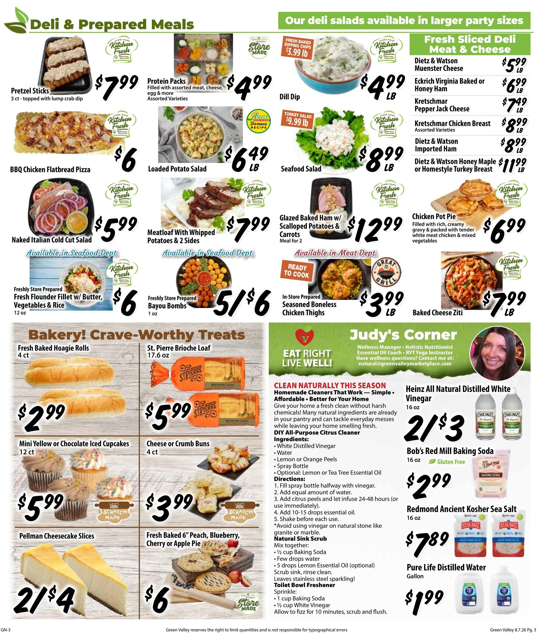 Green Valley Marketplace Weekly Ad August 7 - 13, 2026