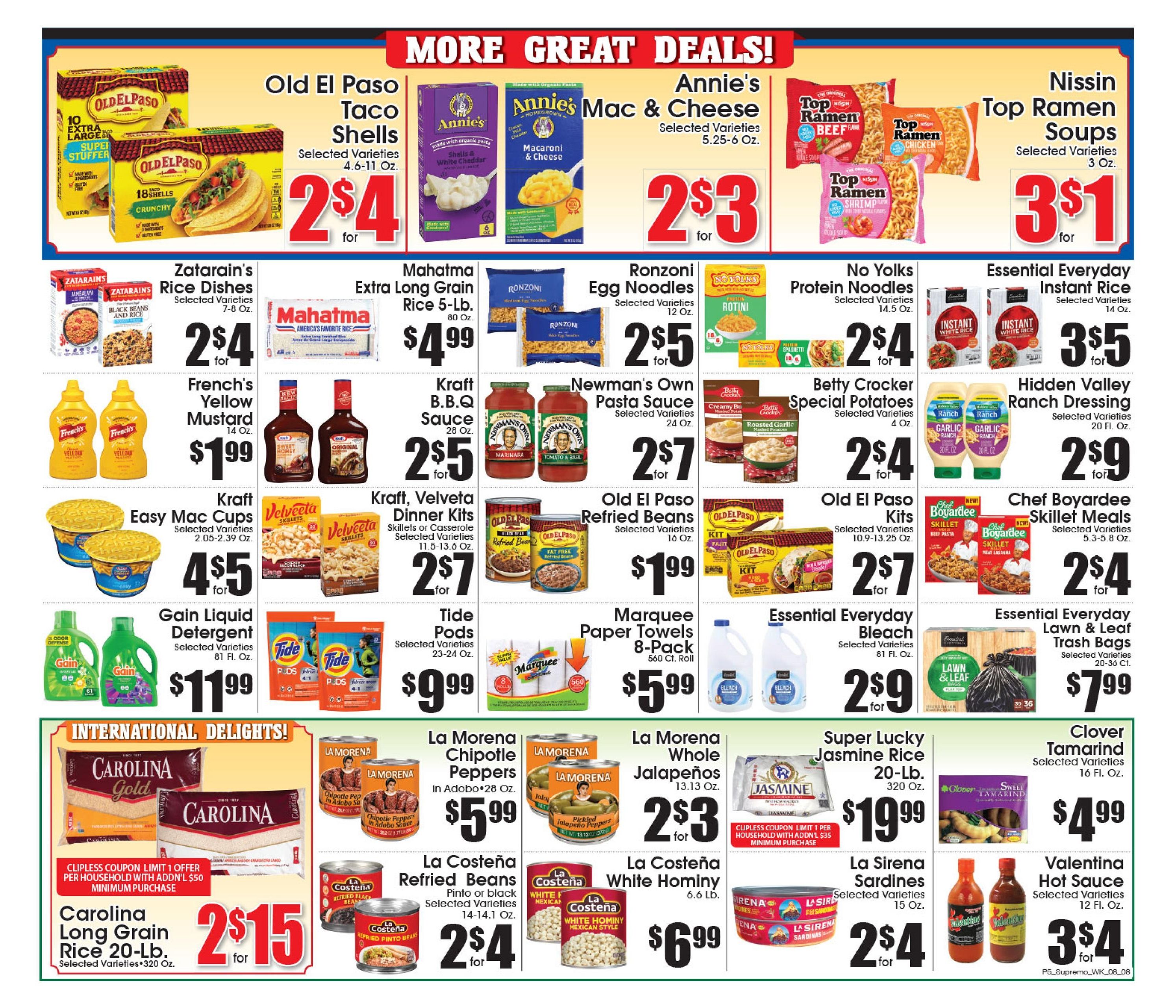 Supremo Foods Inc (New York–Philadelphia Area, NY–PA) Weekly Ad August 8 - 14, 2026