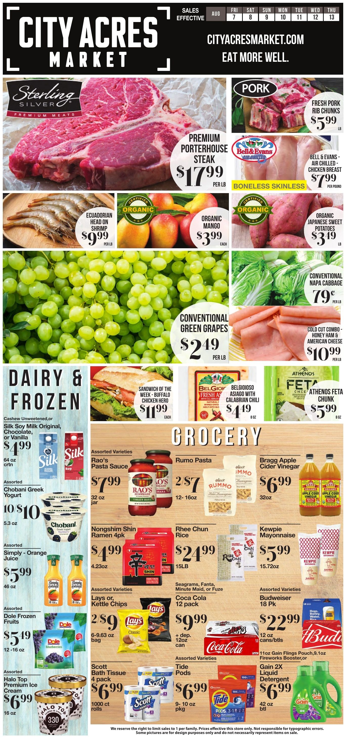 City Acres Market Weekly Ad August 6 - 12, 2026