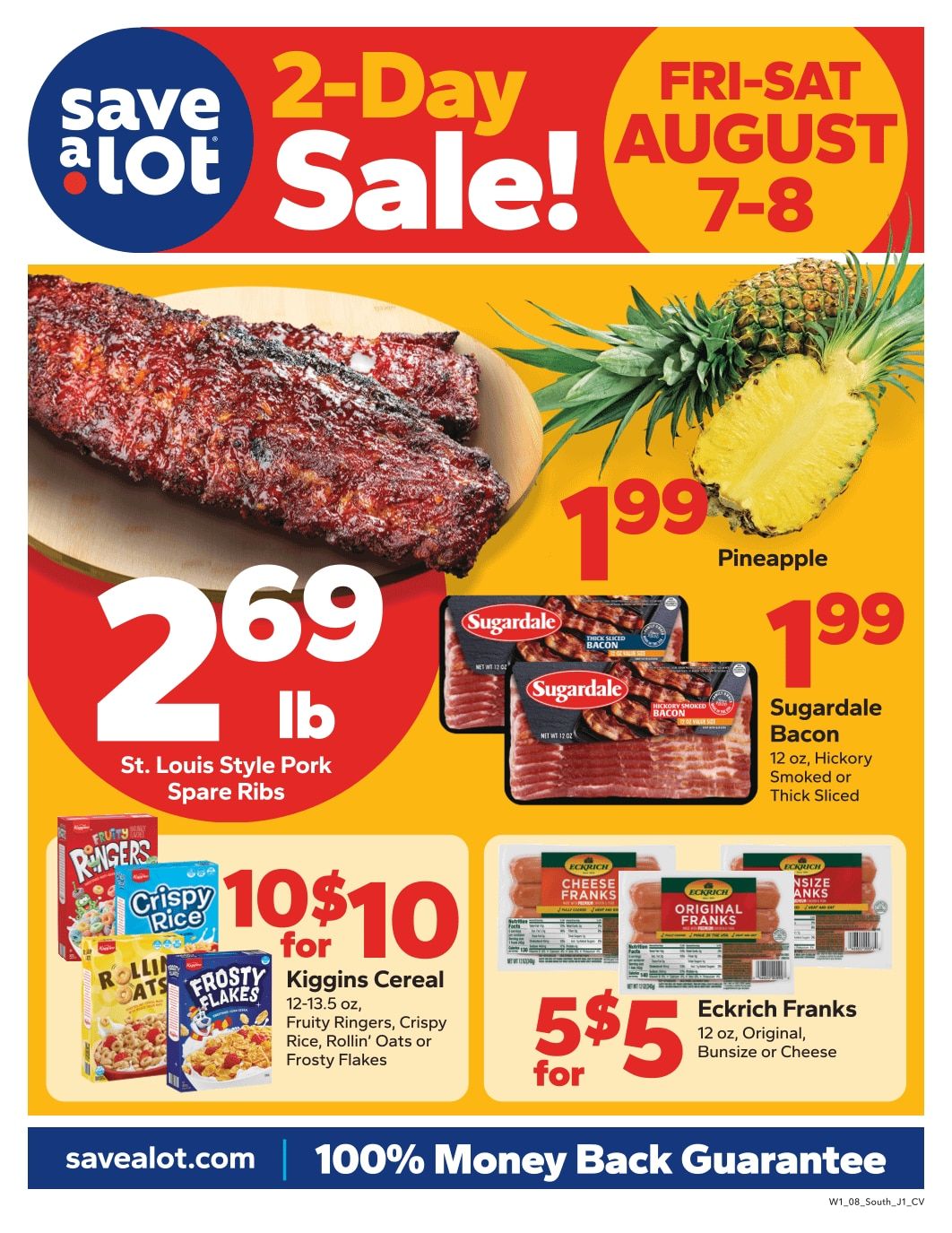 Save a Lot Food Stores (Chillicothe and other locations, OH) Special Promotion Weekly Ad August 7 - 8, 2026