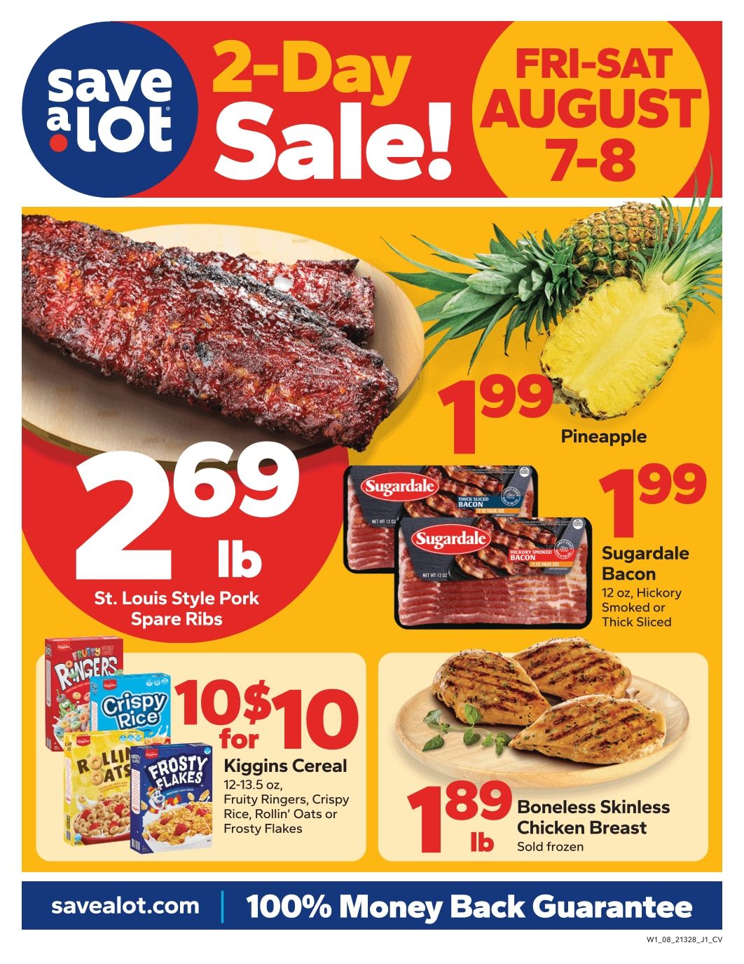 Save a Lot Food Stores (North Charleston and other locations, SC) Special Promotion Weekly Ad August 7 - 8, 2026
