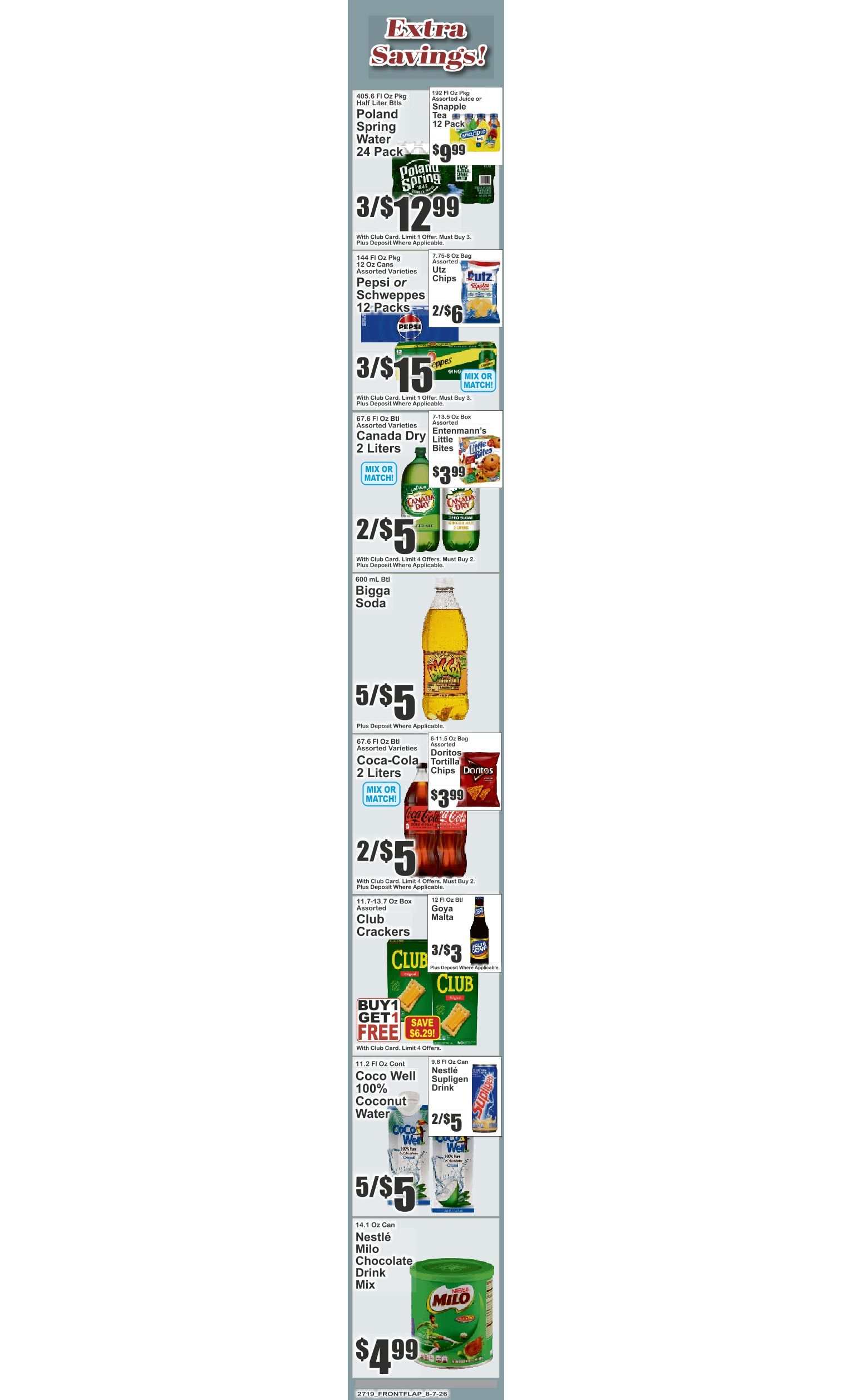 Food World Supermarket (4209 Avenue D, Brooklyn, NY) Key Food Weekly Ad August 7 - 13, 2026