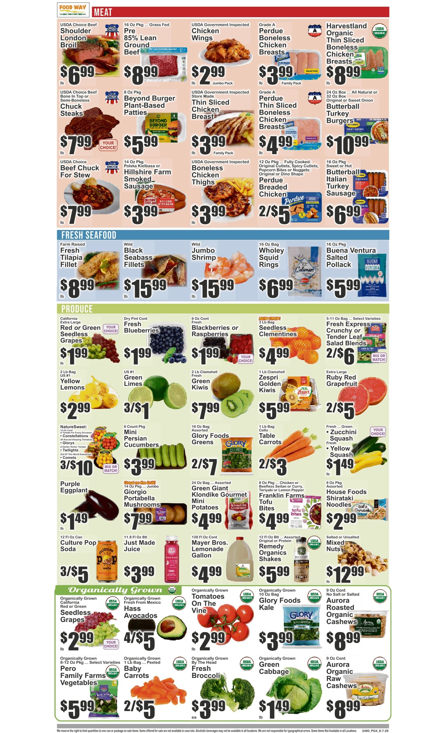 Food Way (2149 Ralph Avenue, Brooklyn, NY) Key Food Weekly Ad August 7 - 13, 2026