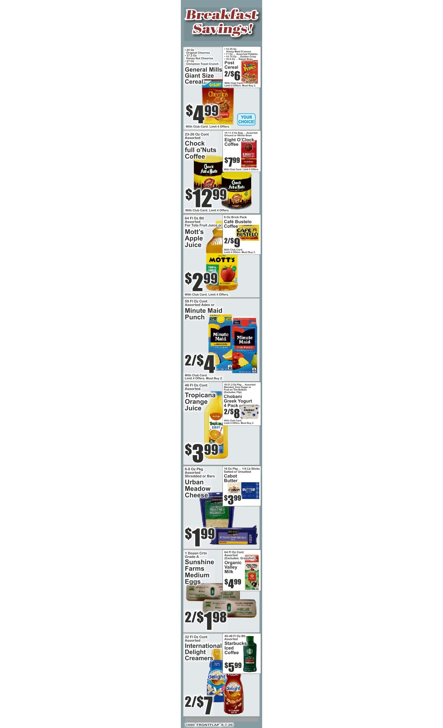 Key Food (72-80 Wyckoff Ave., Brooklyn, NY) Weekly Ad August 7 - 13, 2026