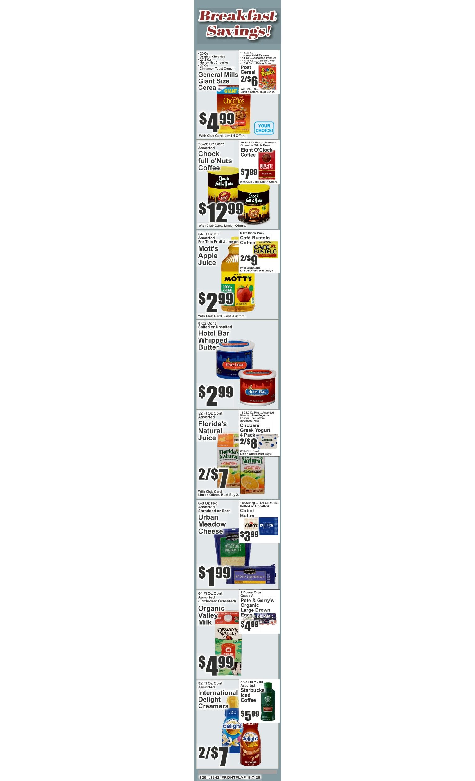 Key Food (7414 3rd Ave., Brooklyn, NY) Weekly Ad August 7 - 13, 2026