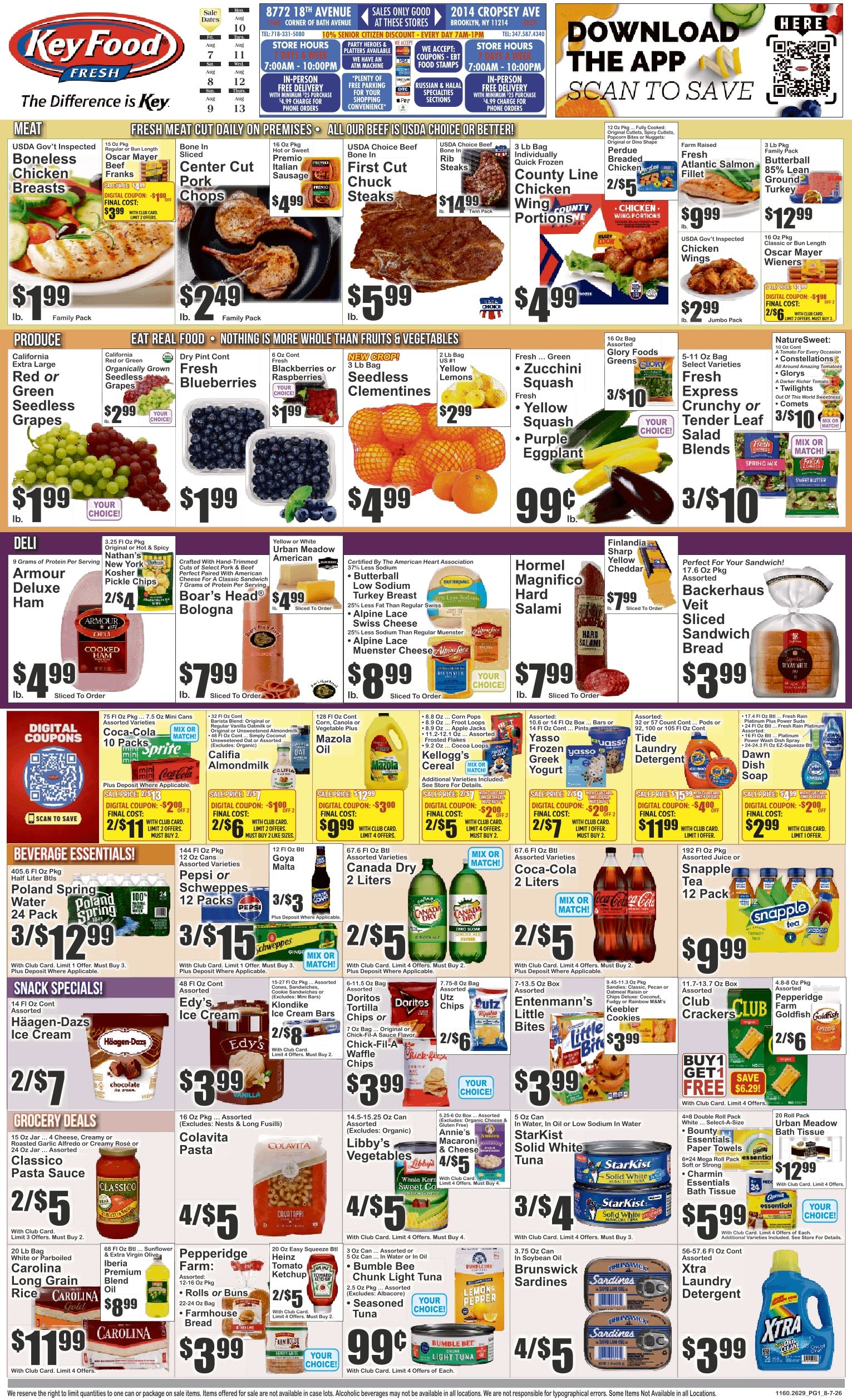 Key Food (New York) Weekly Ad August 7 - 13, 2026
