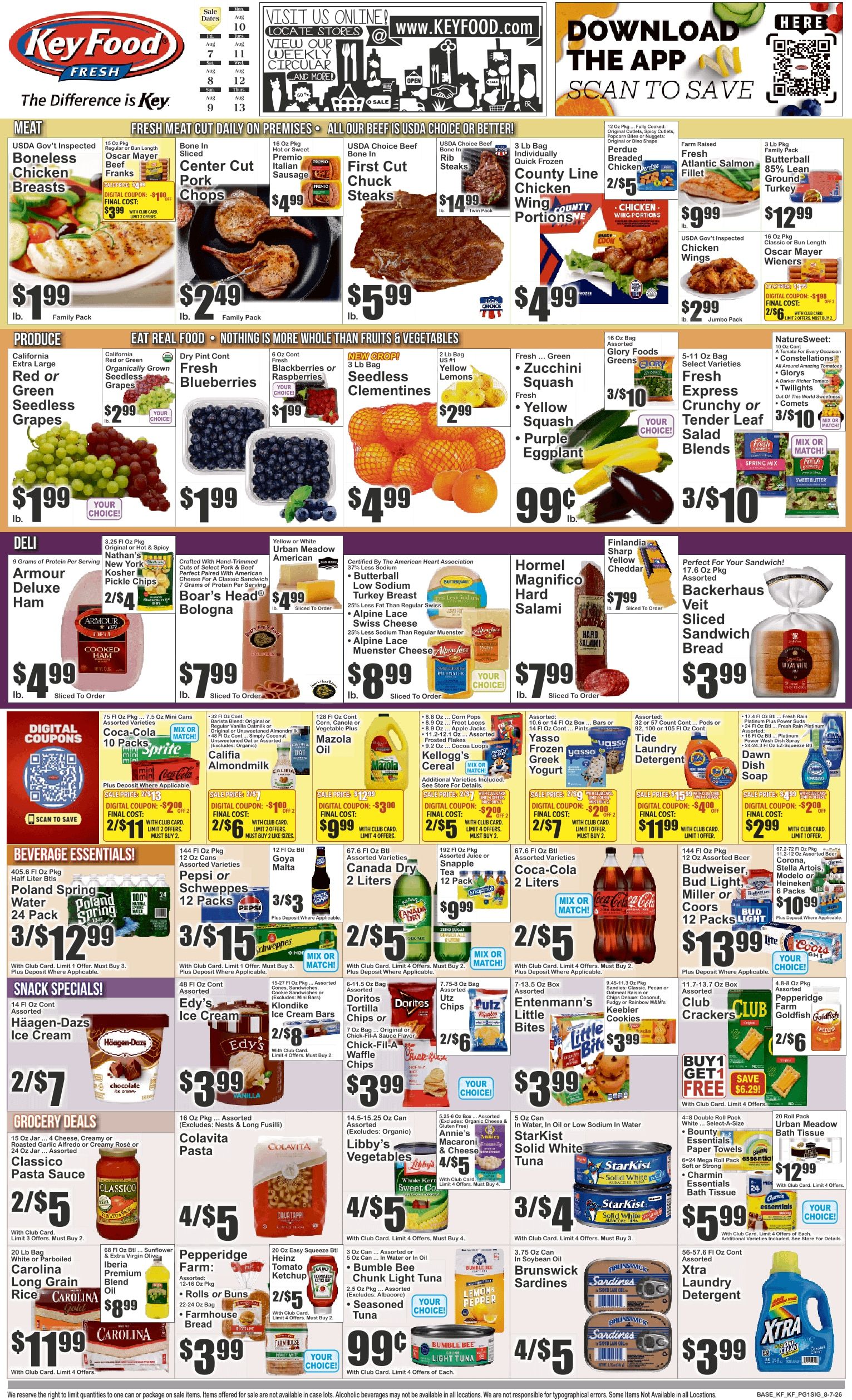 Key Food (New York) Weekly Ad August 7 - 13, 2026