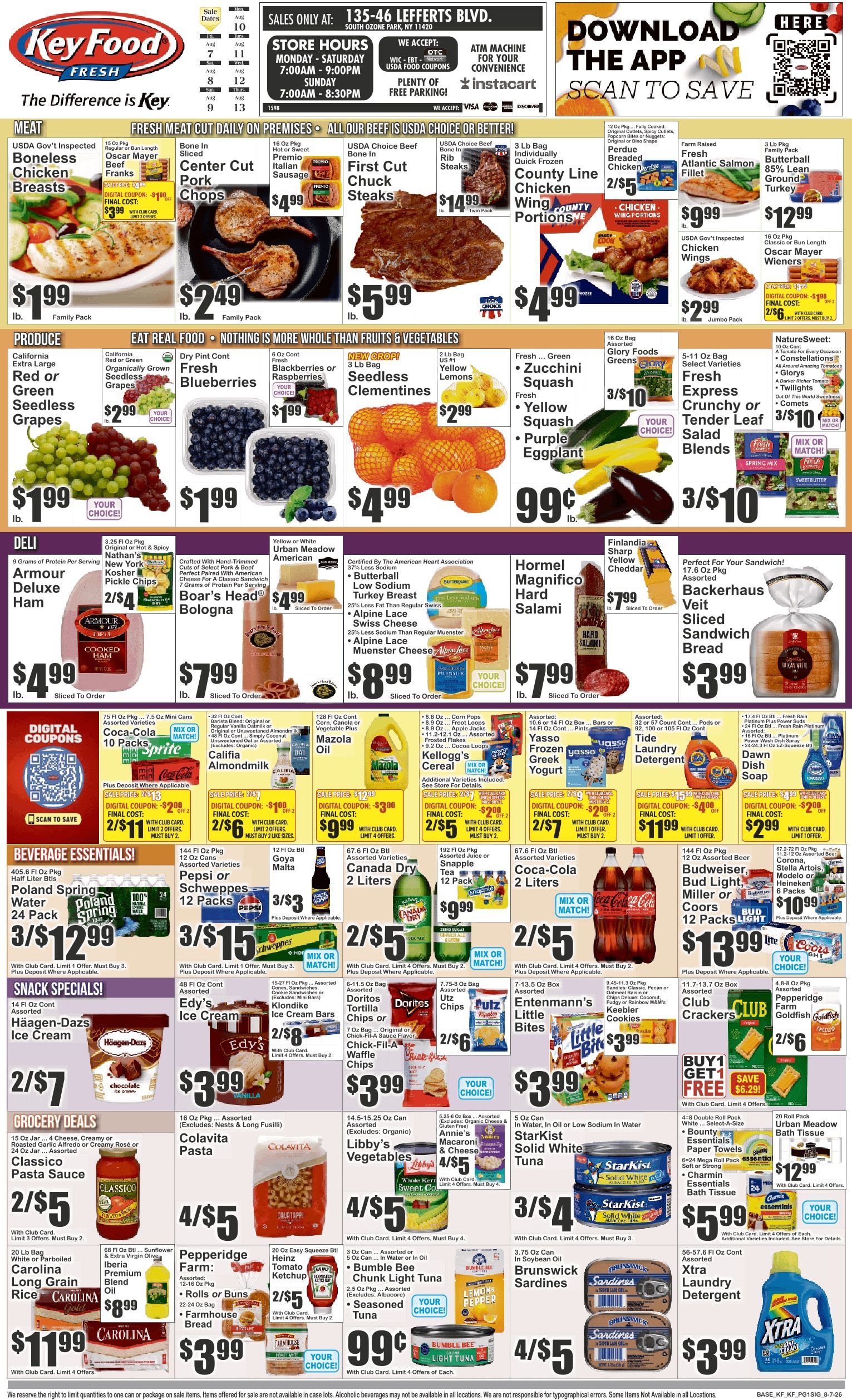 Key Food (South Ozone Park, NY) Weekly Ad August 7 - 13, 2026